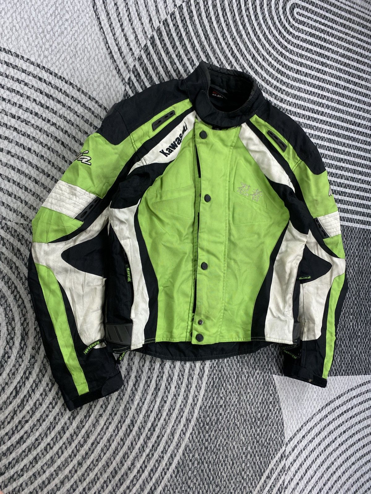 ICON Motorsports Vintage Kawasaki Ninja Protection Motorsport Racing Jacket Size US M / EU 48-50 / 2 - 3 Thumbnail
