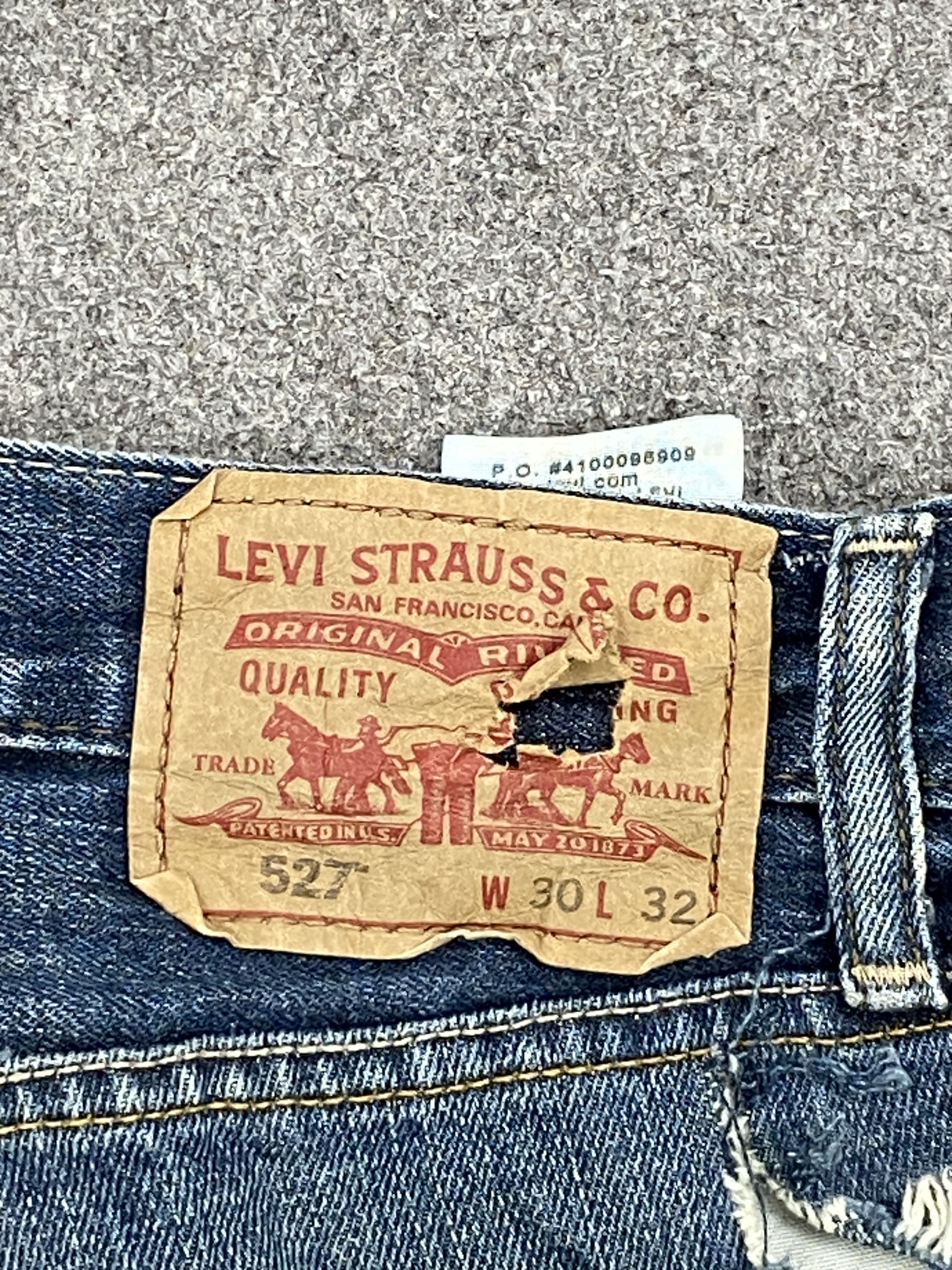 Levi's Distressed Vintage Levis 527 Bootcut Denim DP2651 Size US 32 / EU 48 - 5 Thumbnail