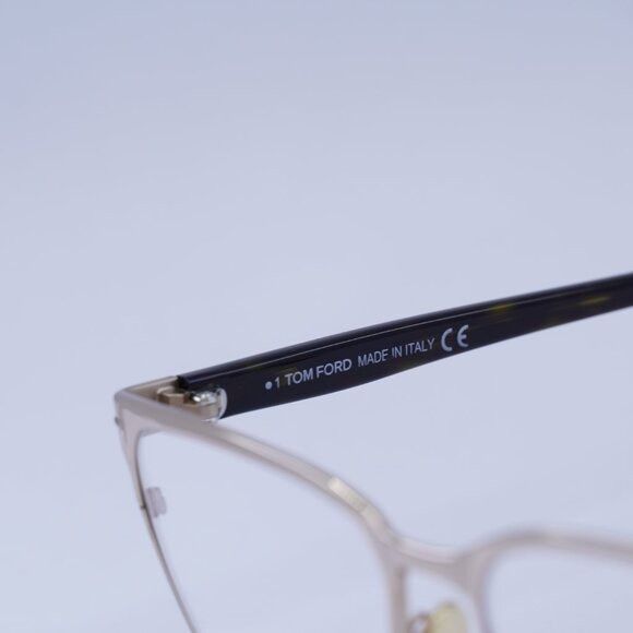 Tom Ford Tom Ford FT5733-B 028 Eyeglasses Gold 53mm Rectangle Frame Size ONE SIZE - 4 Thumbnail