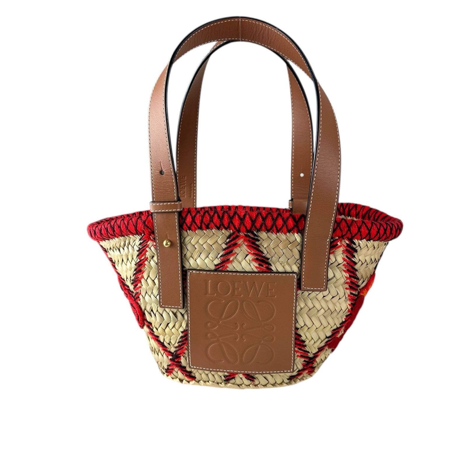 Loewe Loewe Embroidered Basket Bag Size ONE SIZE - 1 Thumbnail