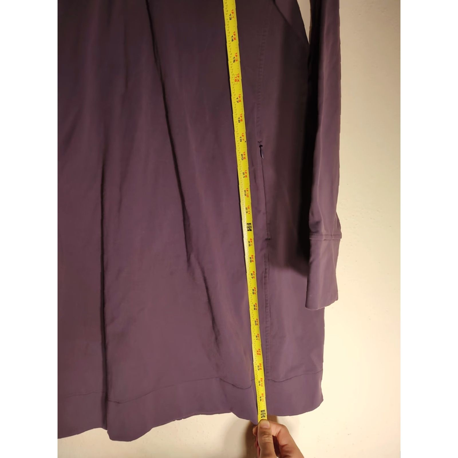 Duluth Trading Company Duluth Trading Co. Womens Tunic Hoodie 1/4 Zip Long Sleeve Purple Blue Knit Cotton Polyester Hooded Regular M Adult Womens Size M / US 6-8 / IT 42-44 - 4 Thumbnail