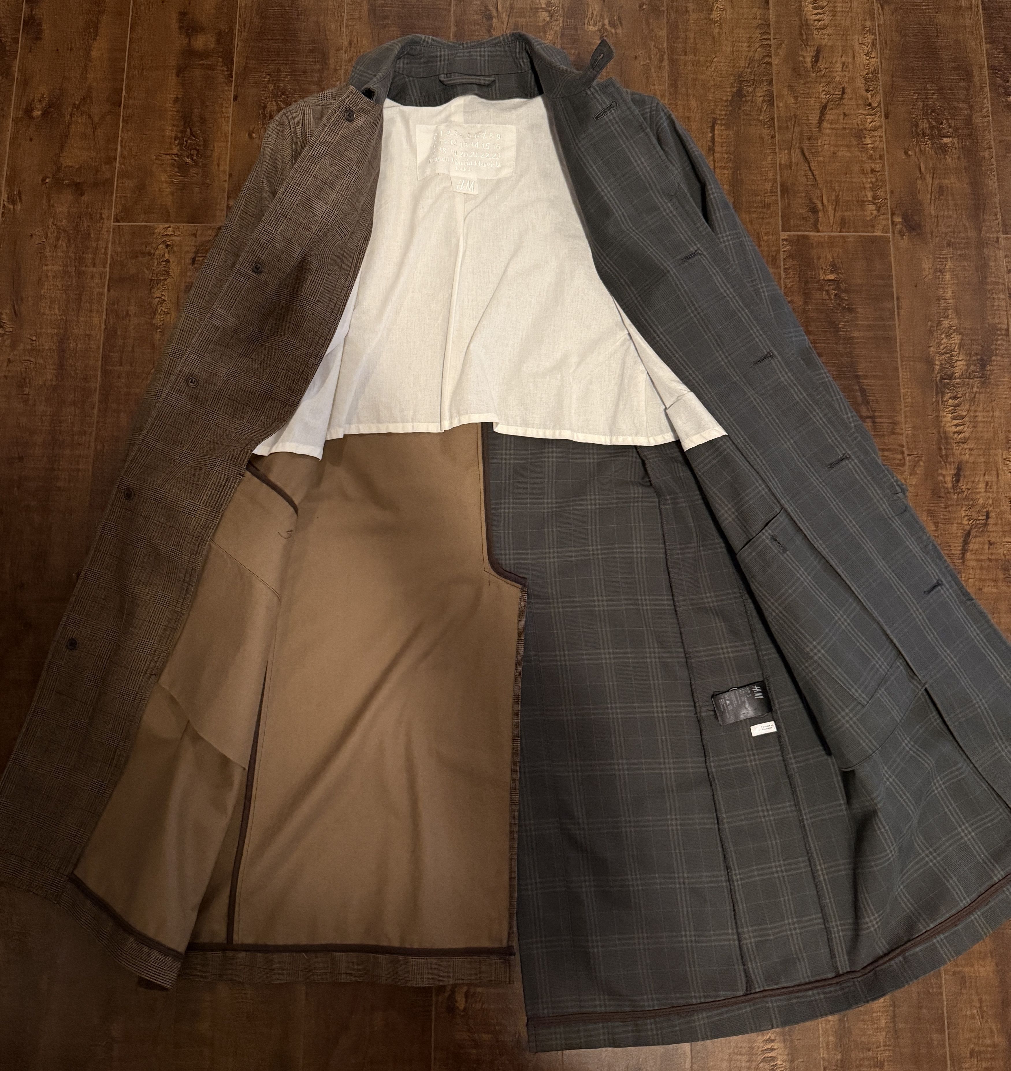 H&M × Maison Margiela × Vintage Margiela x H&M collab docking arymetric coat Size : Small Size US S / EU 44-46 / 1 - 3 Thumbnail