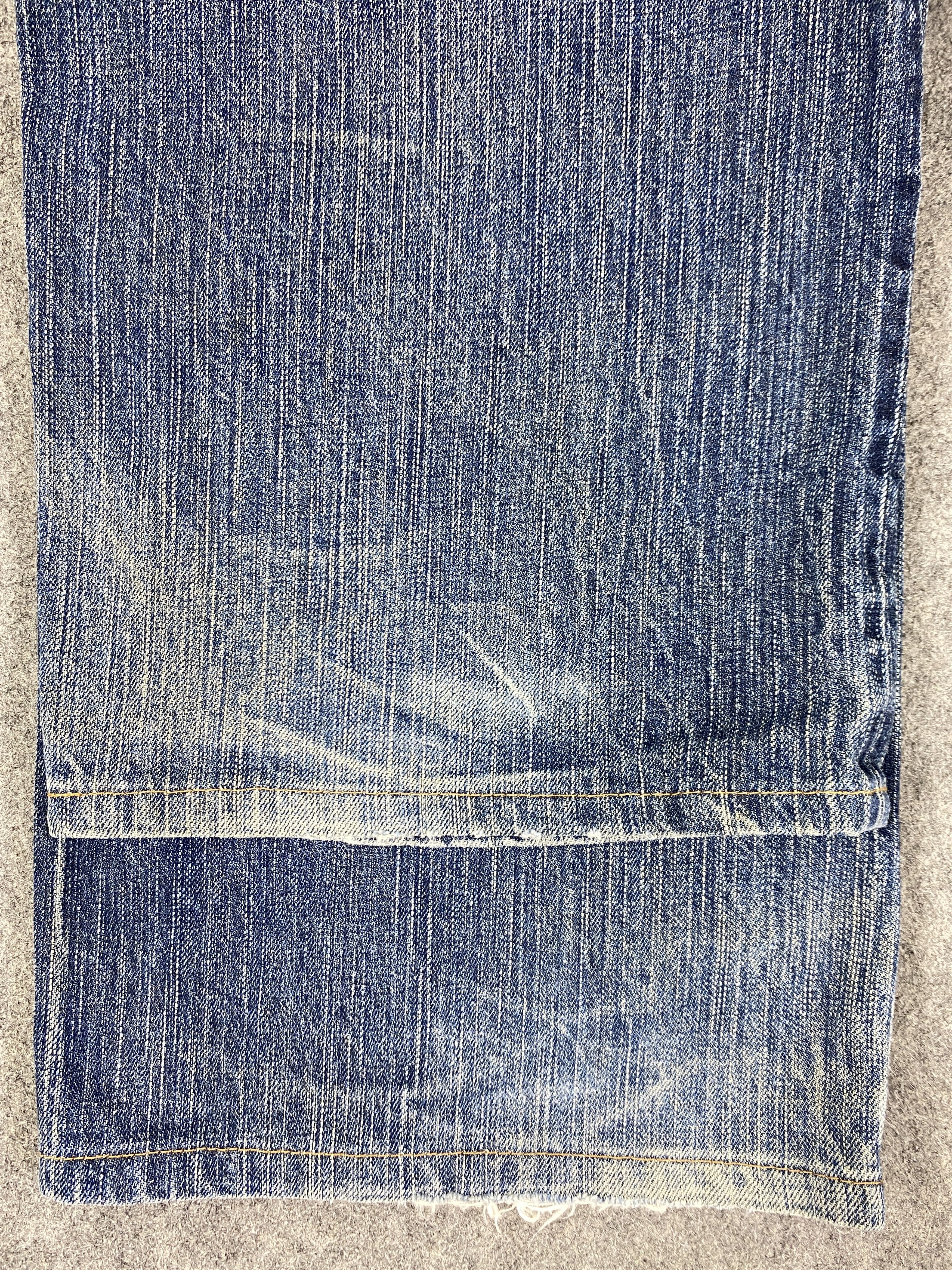 Edwin Vintage Edwin Selvedge Distressed Clawmark 30x32.5-JN3272 Size US 30 / EU 46 - 13 Thumbnail