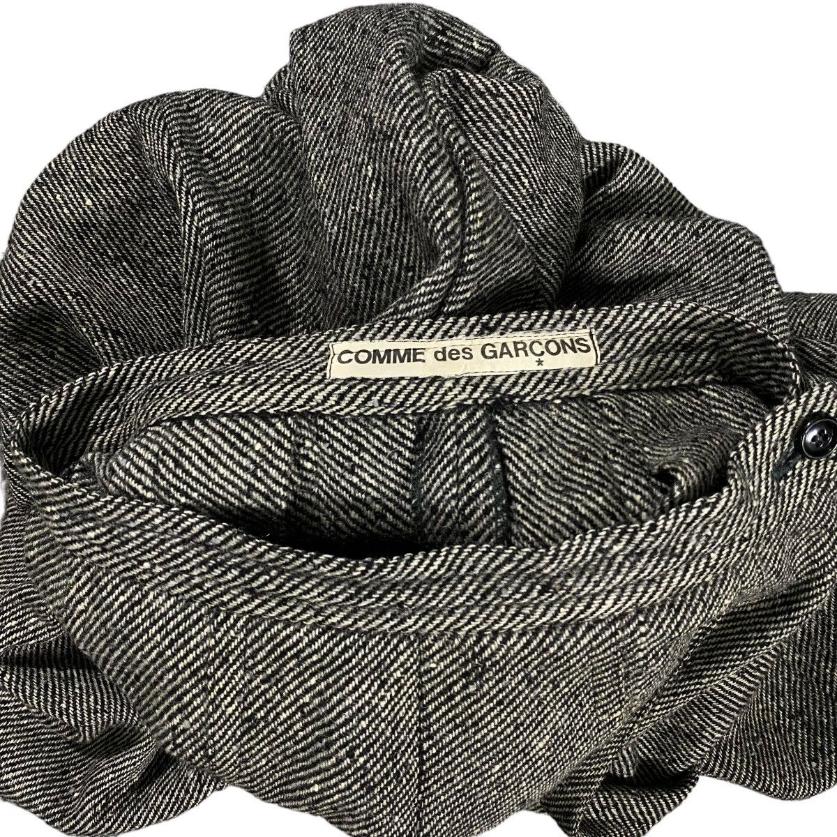 Comme des Garcons × Junya Watanabe × Rei Kawakubo Vintage 1980’s Comme des Garçons Tweed Wide Pants Japanese Size 22" - 10 Thumbnail