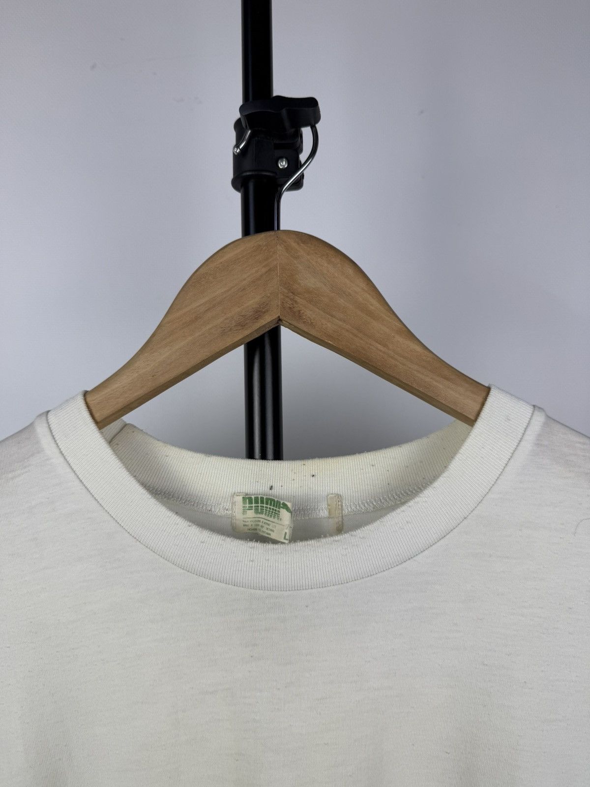 Puma × Vintage Vintage Rare 70s 80s PUMA powerfull Tennis Tee Shirt Size US L / EU 52-54 / 3 - 3 Thumbnail