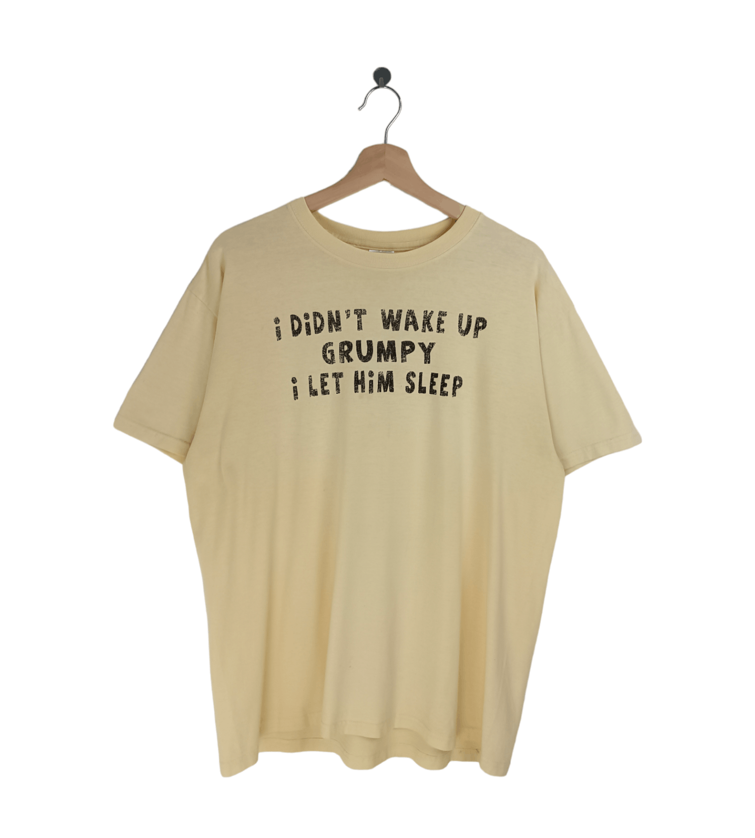 Vintage VINTAGE I DIDN'T WAKE UP GRUMPY HUMOR FUNNY ADULT QUOTES TEE Size US L / EU 52-54 / 3 - 1 Thumbnail