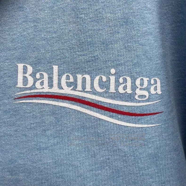 Balenciaga Balenciaga Cola waves smog blue short sleeves Size US M / EU 48-50 / 2 - 3 Thumbnail