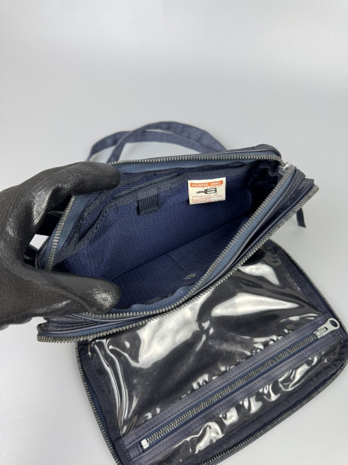 Japanese Brand Luggage Label - Japan Yoshida and Co. Dark Blue Slingbag Size ONE SIZE - 7 Thumbnail