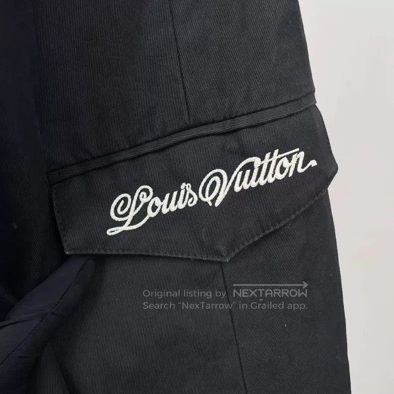 Louis Vuitton Louis Vuitton size US 50 Black Pocket Embroidered Overalls Size US 34 / EU 50 - 4 Thumbnail