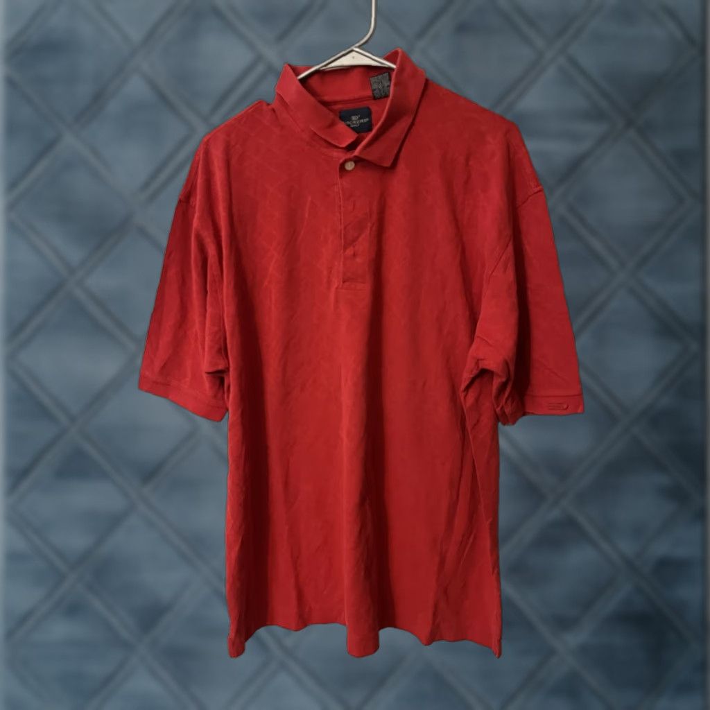 Dockers Dockers Polo Shirt Short Sleeve Men Large Red Cotton Polo Shirt Casual Golf Dockers Mens Regular Shirt Polo Red 100% Cotton Knit Logo Size US L / EU 52-54 / 3 - 1 Thumbnail