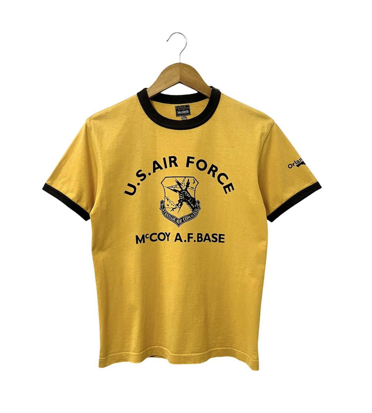 The Real McCoy's THE REAL MCCOY'S US AIR FORCE MCCOY AF BASE RINGER TSHIRT Size US M / EU 48-50 / 2 - 1 Thumbnail