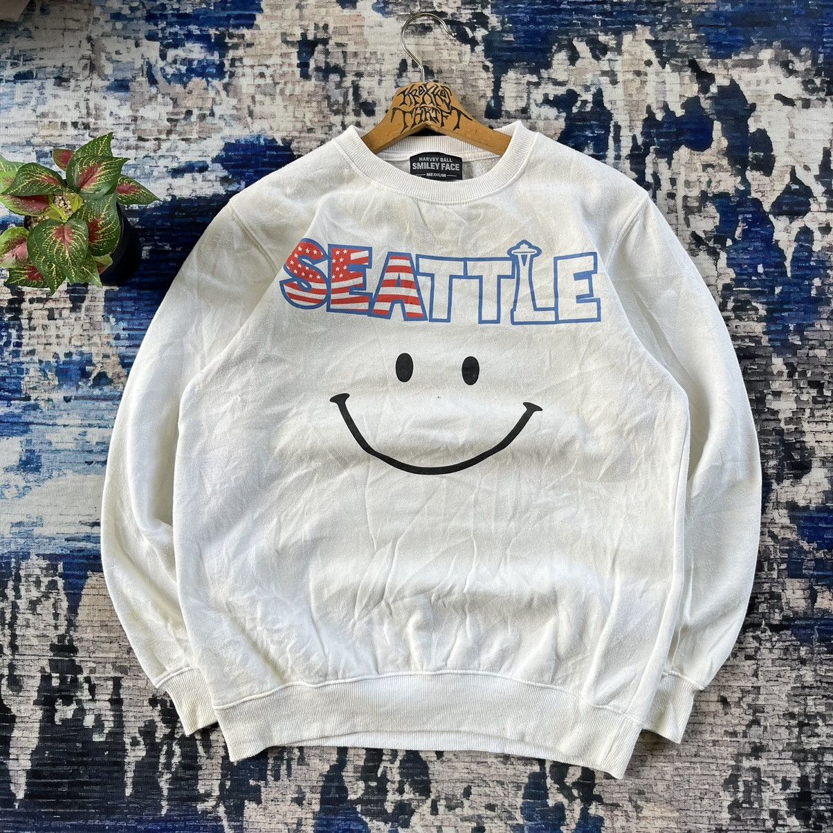 Japanese Brand 🔥Harvey Ball Smiley Face Sweetshirts Size US M / EU 48-50 / 2 - 1 Thumbnail