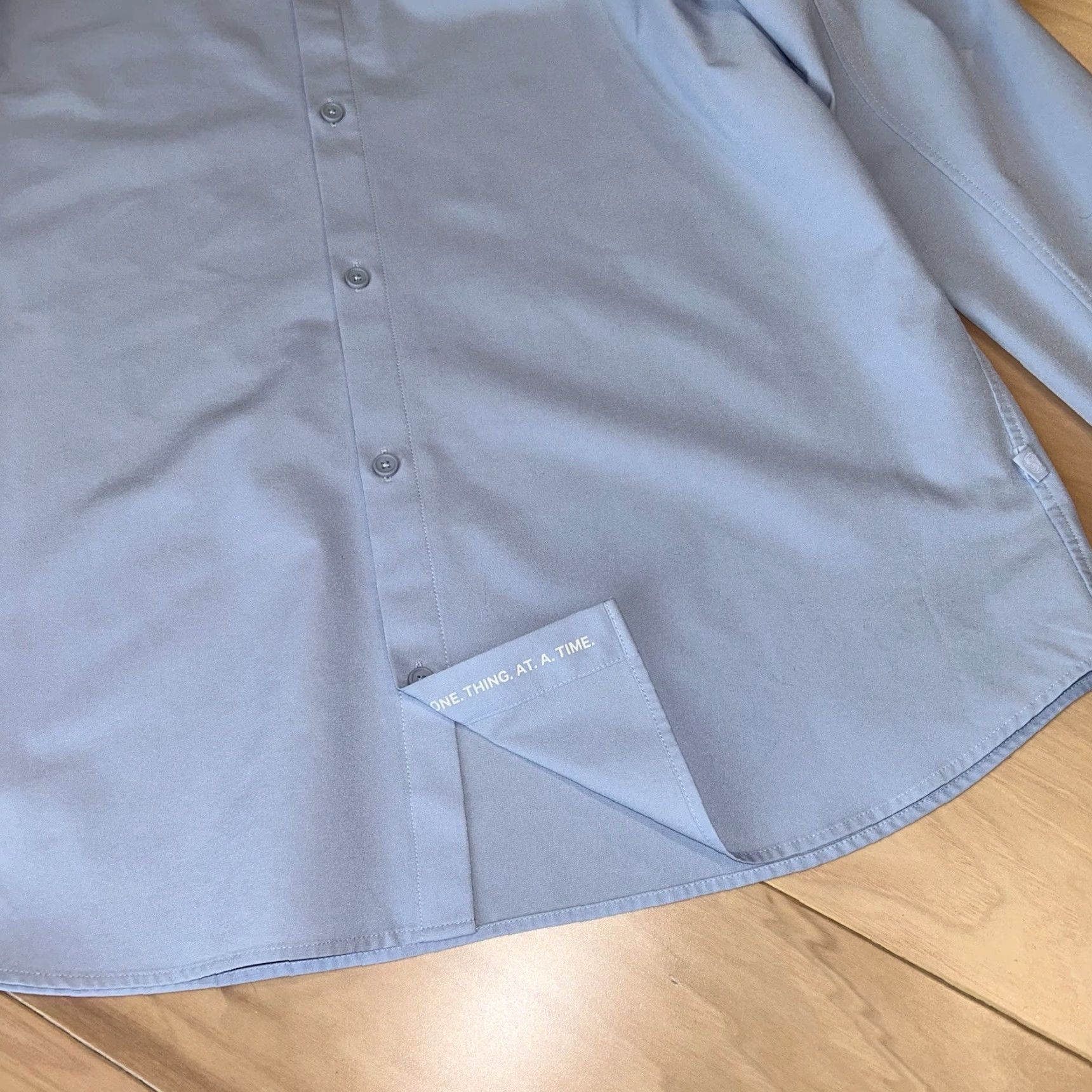 Lululemon Lululemon Button-Up Shirt Blue XL Men Button-Down Long Sleeve Urban Fashion Athleisure Business Casual Size US XL / EU 56 / 4 - 3 Thumbnail