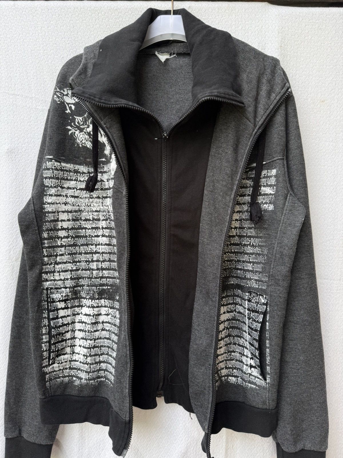 Japanese Brand double layer zip hoodie poem skull ifsixwasnine style Size US L / EU 52-54 / 3 - 7 Thumbnail