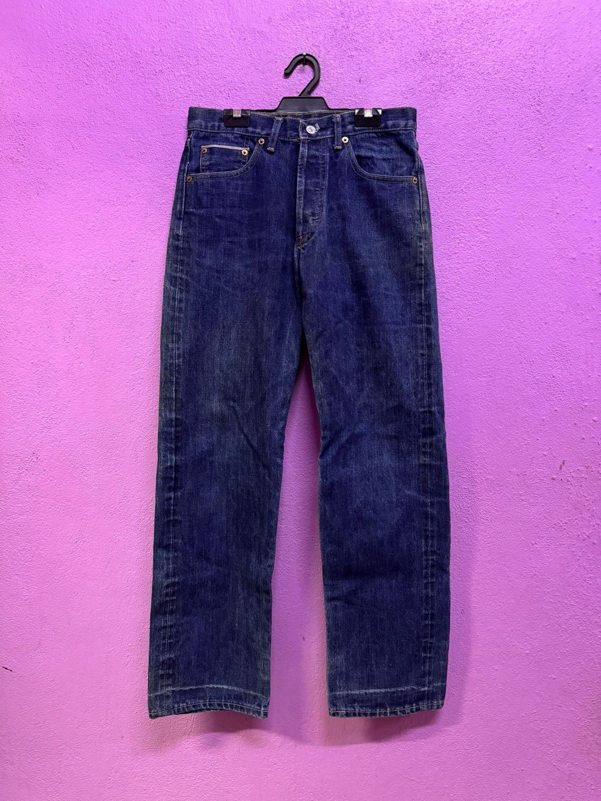 Levi's Levis 501xx Selvedge Denim Jeans Size US 29 - 1 Thumbnail