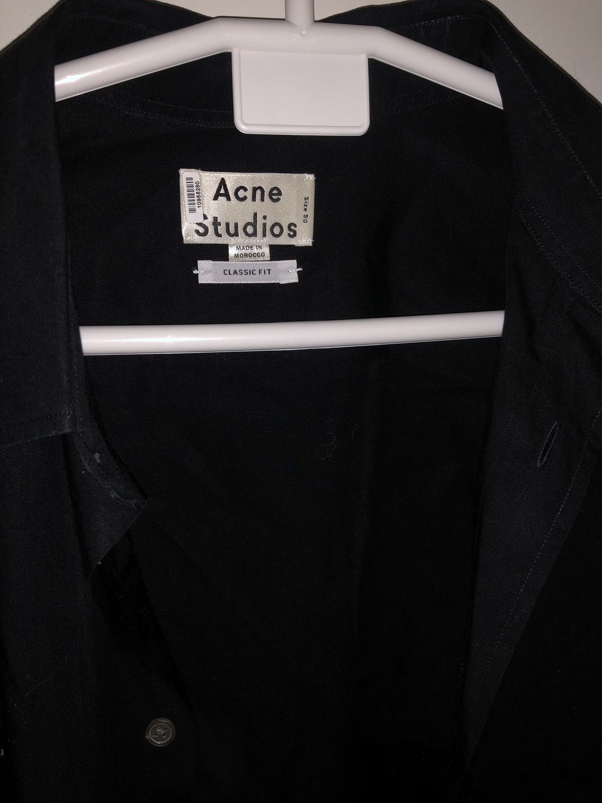 Acne Studios Black Acne Studios Shirt Size US L / EU 52-54 / 3 - 15 Thumbnail