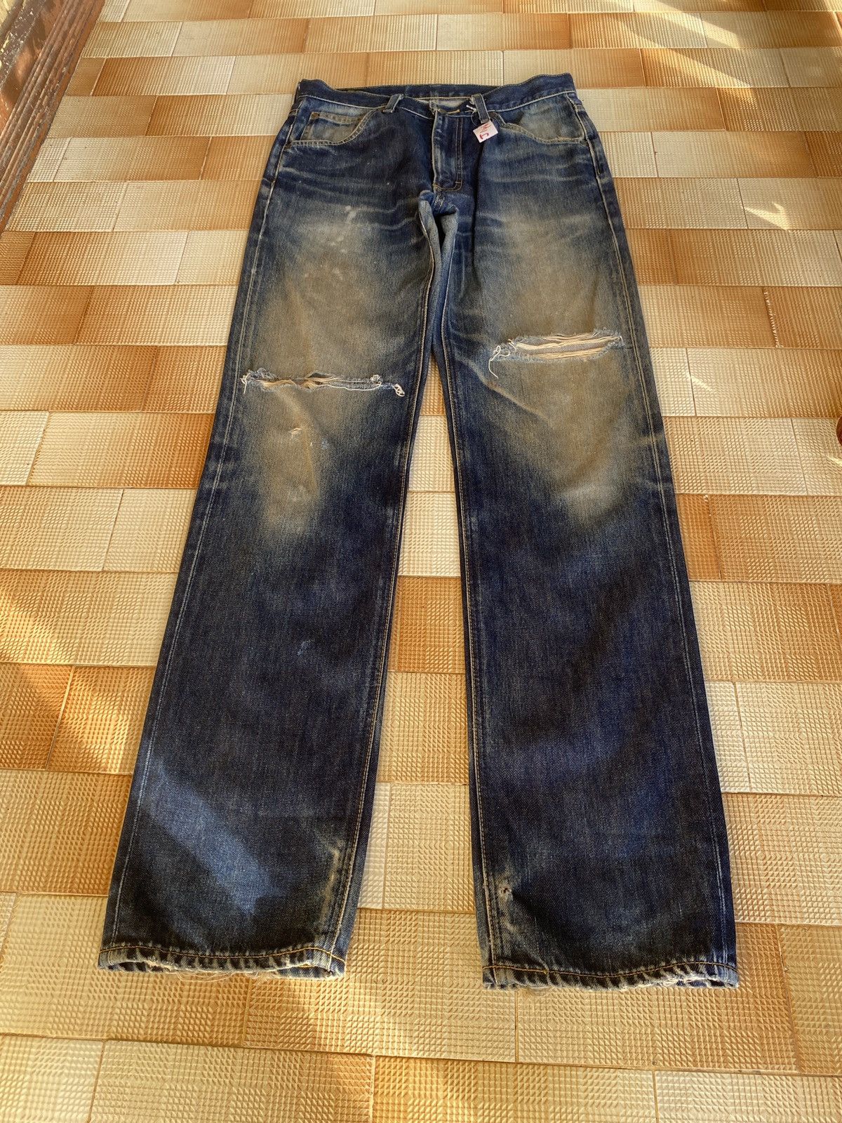 Lee × Vintage Vintage LEE RIDER loose cut denim Size US 30 / EU 46 - 1 Thumbnail