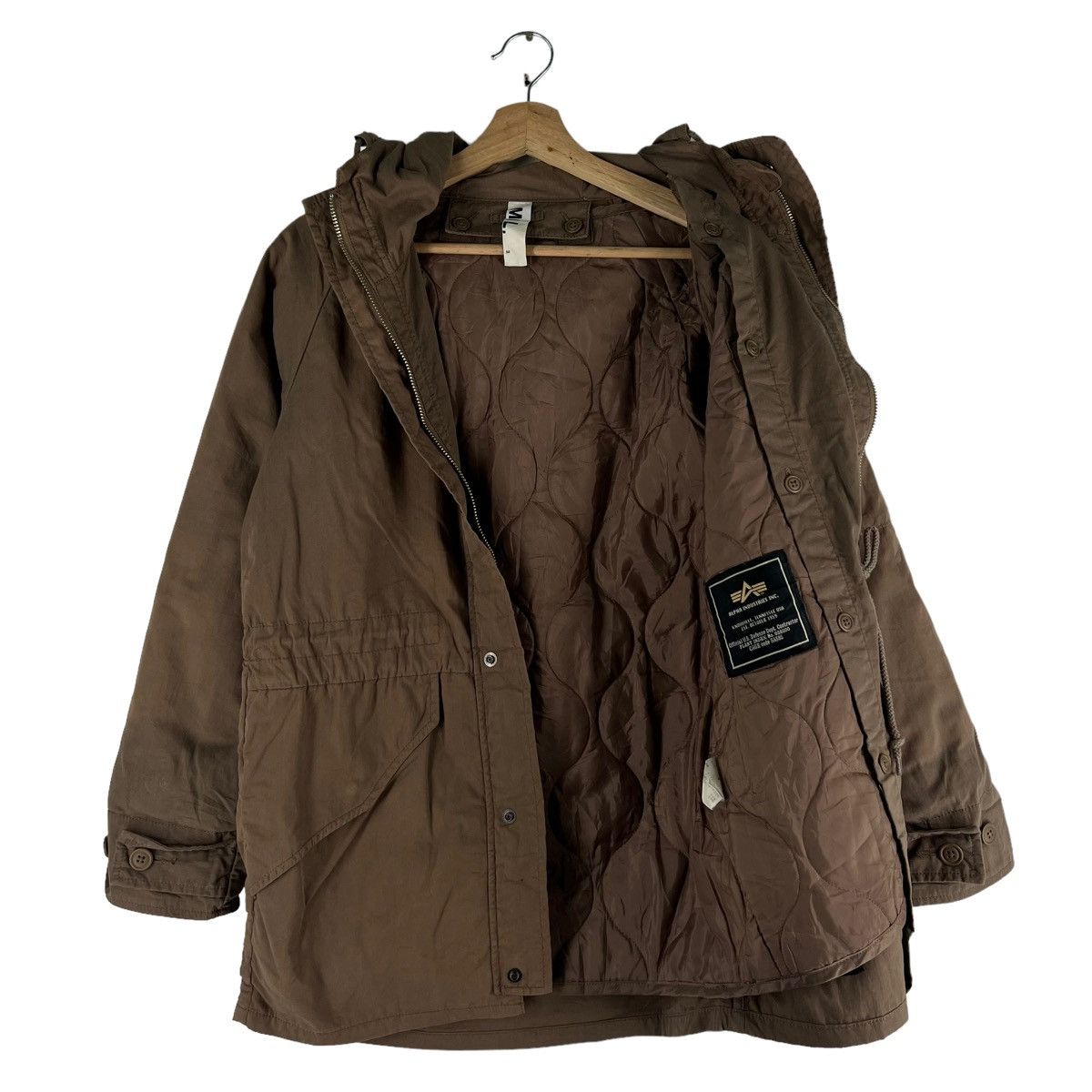 Alpha Industries 🔥VINTAGE BIKER JACKET MILITARY MHL ALPHA INDUSTRIES Size US M / EU 48-50 / 2 - 9 Thumbnail