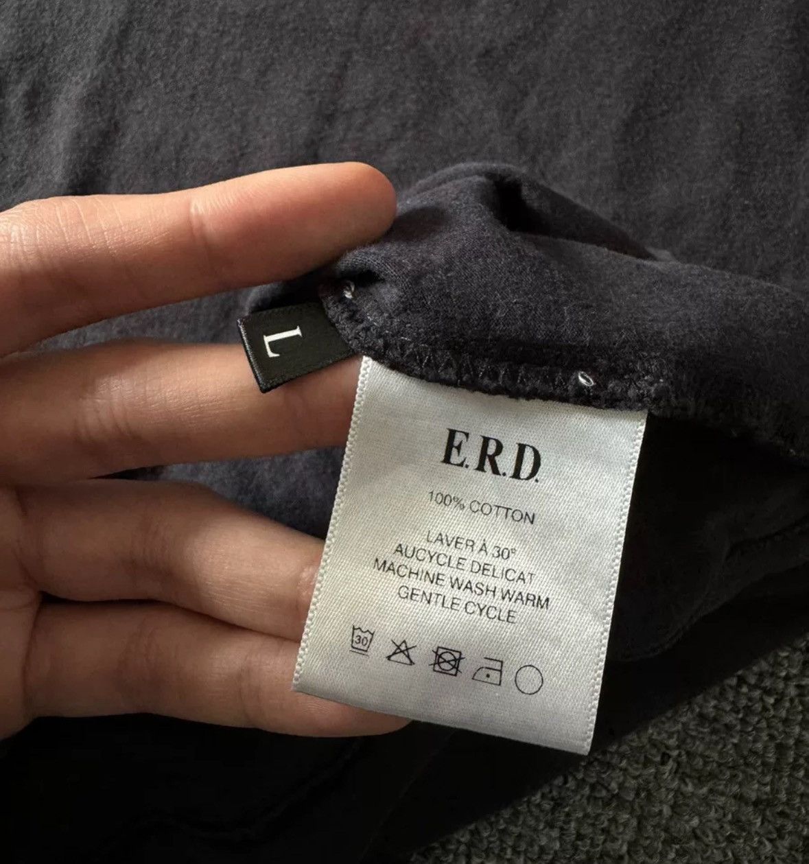 Enfants Riches Deprimes Enfants Riches Deporimes ERD destroys letters short sleeves Size US L / EU 52-54 / 3 - 6 Thumbnail