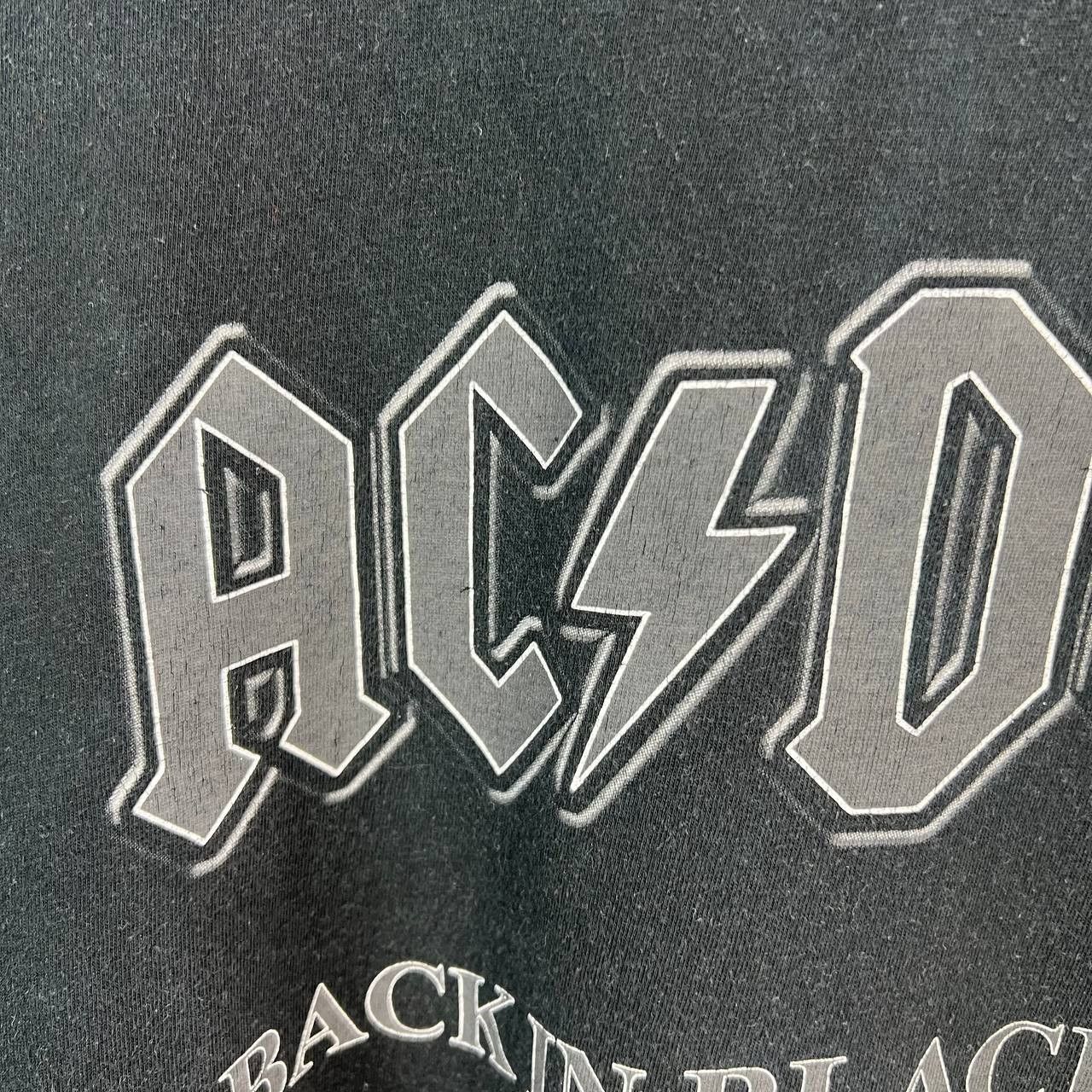 AC/DC Acdc Back In Black 2004 Vintage Tee Size US XL / EU 56 / 4 - 4 Thumbnail