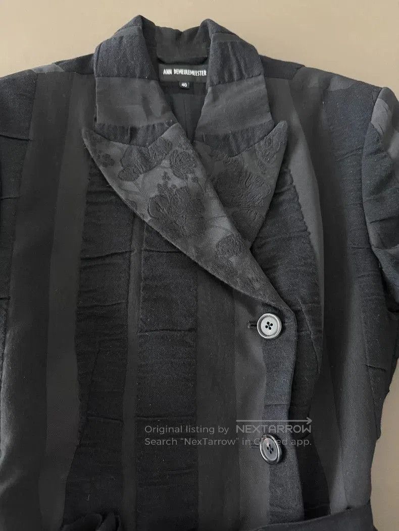 Ann Demeulemeester Ann Demeulemeester Black Wool Blazer. Size US M / EU 48-50 / 2 - 3 Thumbnail