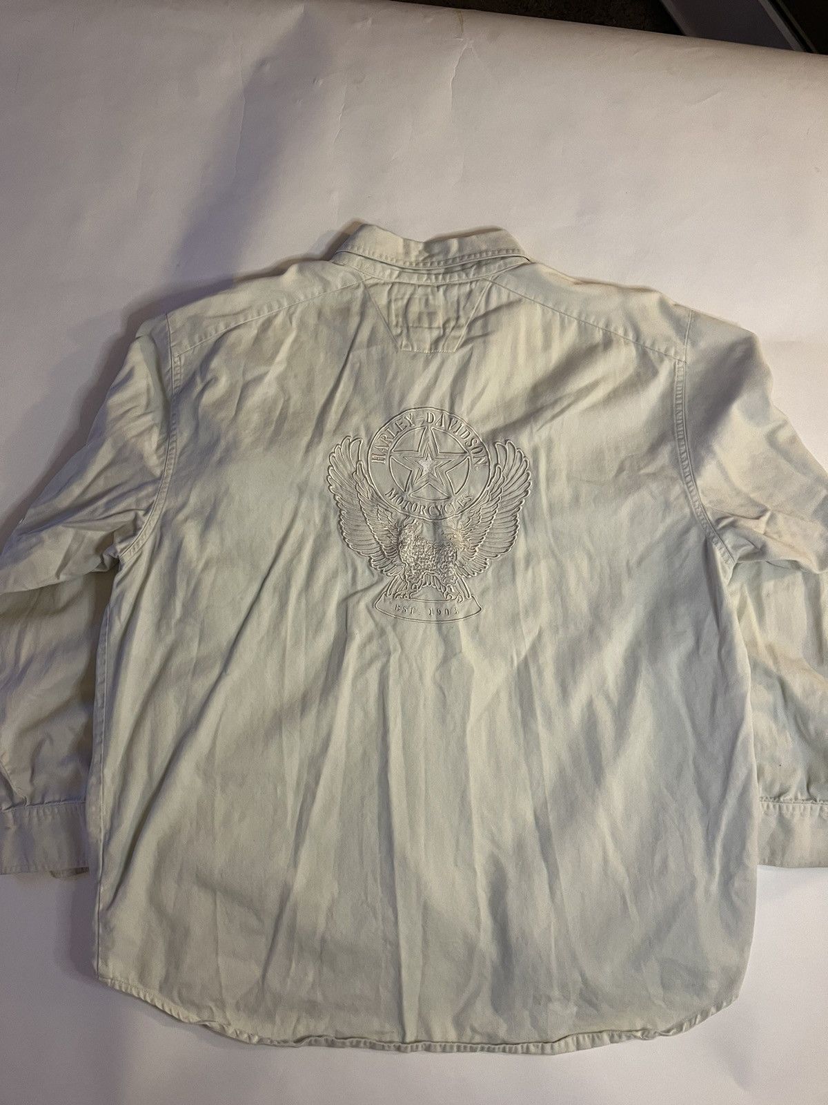 Harley Davidson Harley Davidson Mechanic Shop Shirt Work Shirt Size US XL / EU 56 / 4 - 2 Thumbnail
