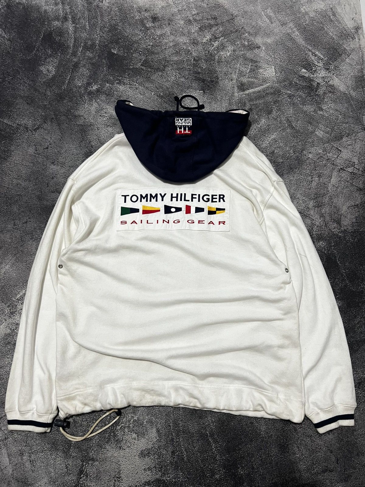 Tommy Hilfiger Tommy Hilfiger Sailing Gear Half Zip Hoodie Size US XL / EU 56 / 4 - 2 Thumbnail