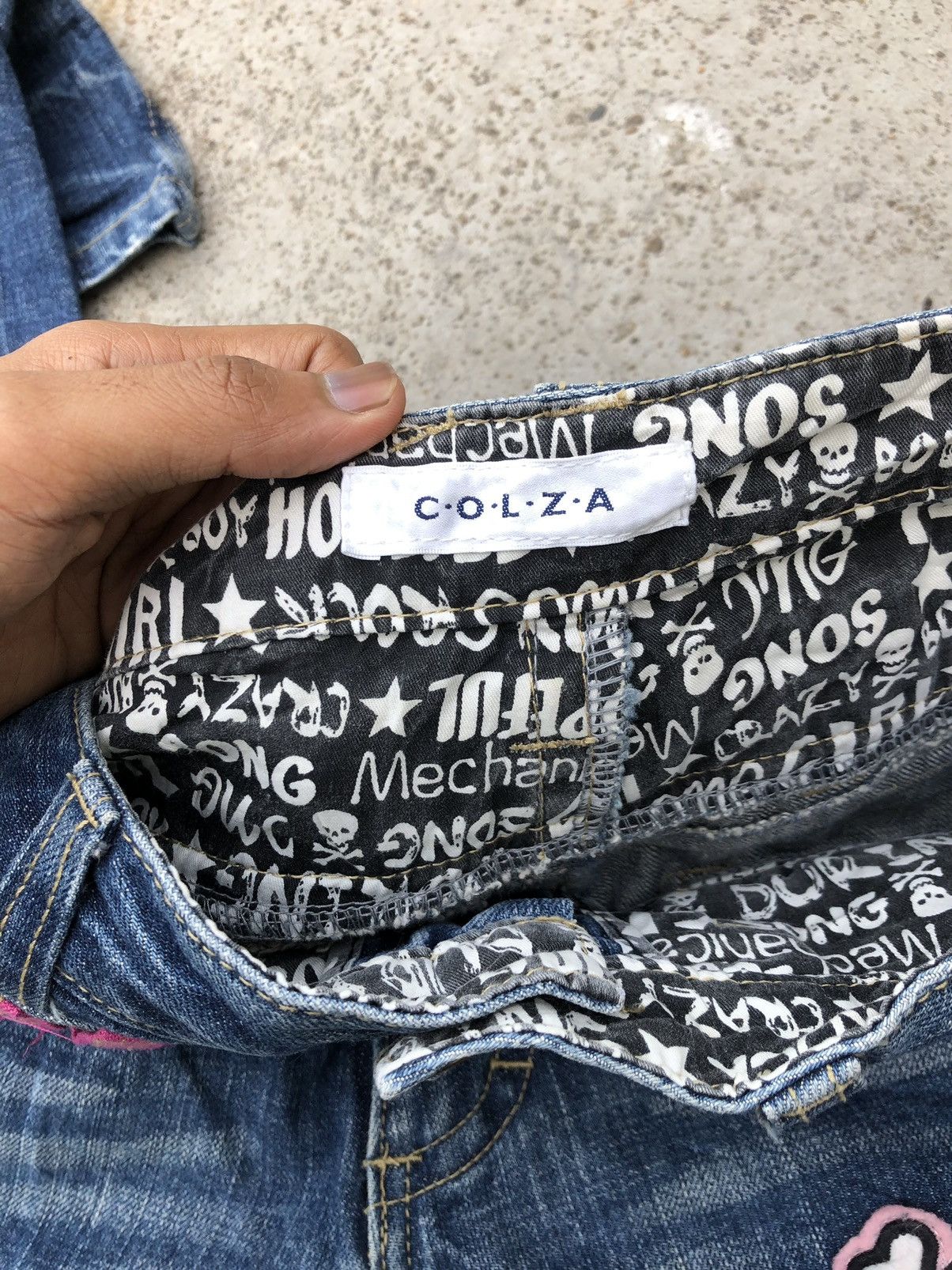 Japanese Brand COLZA DOUBLE WAIST DENIM Size US 30 / EU 46 - 3 Thumbnail