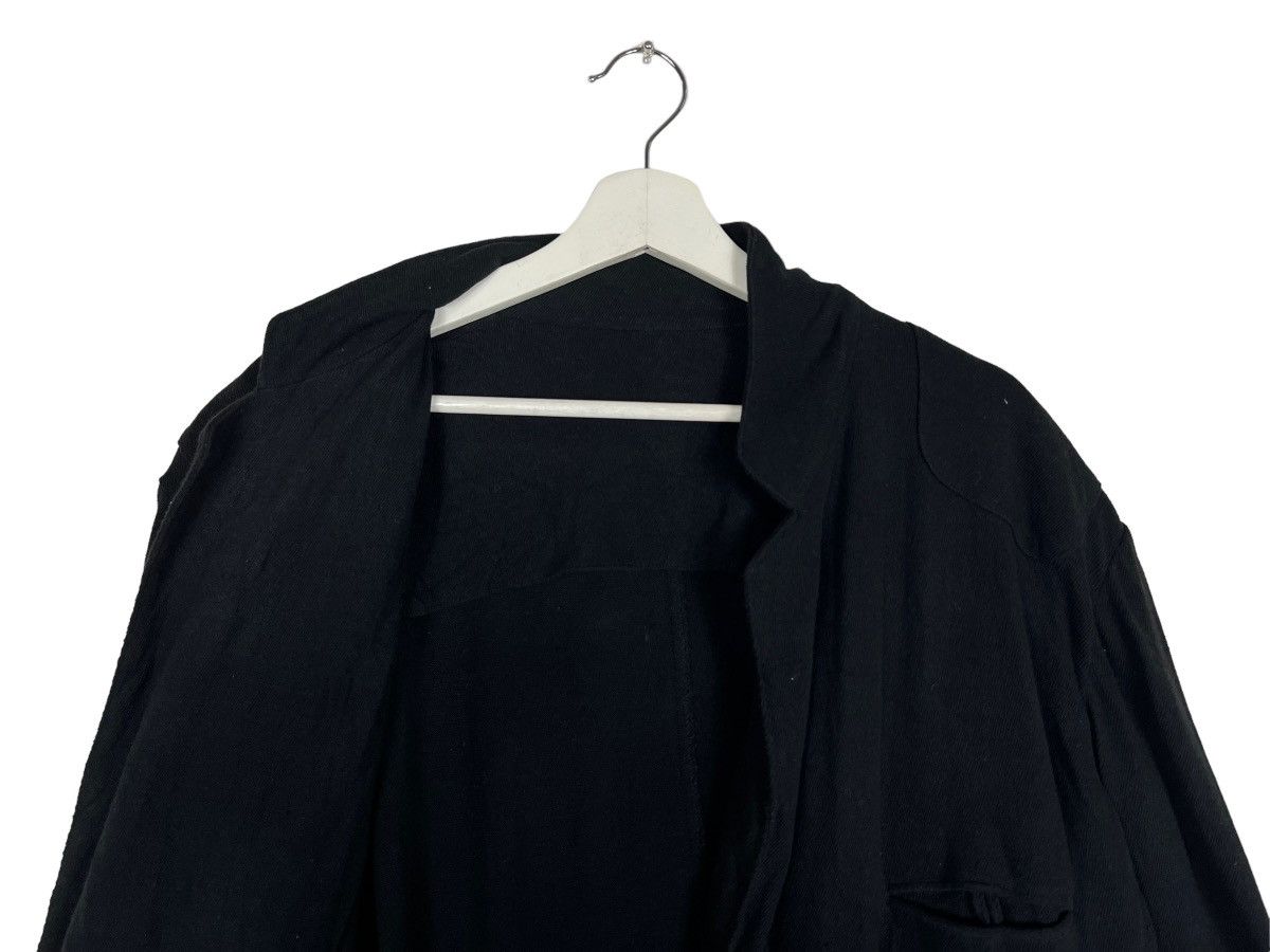 Yohji Yamamoto 🔥 80s Y's YOHJI YAMAMOTO COTTON BUTTON LESS CARDIGAN JACKET Size US M / EU 48-50 / 2 - 10 Thumbnail