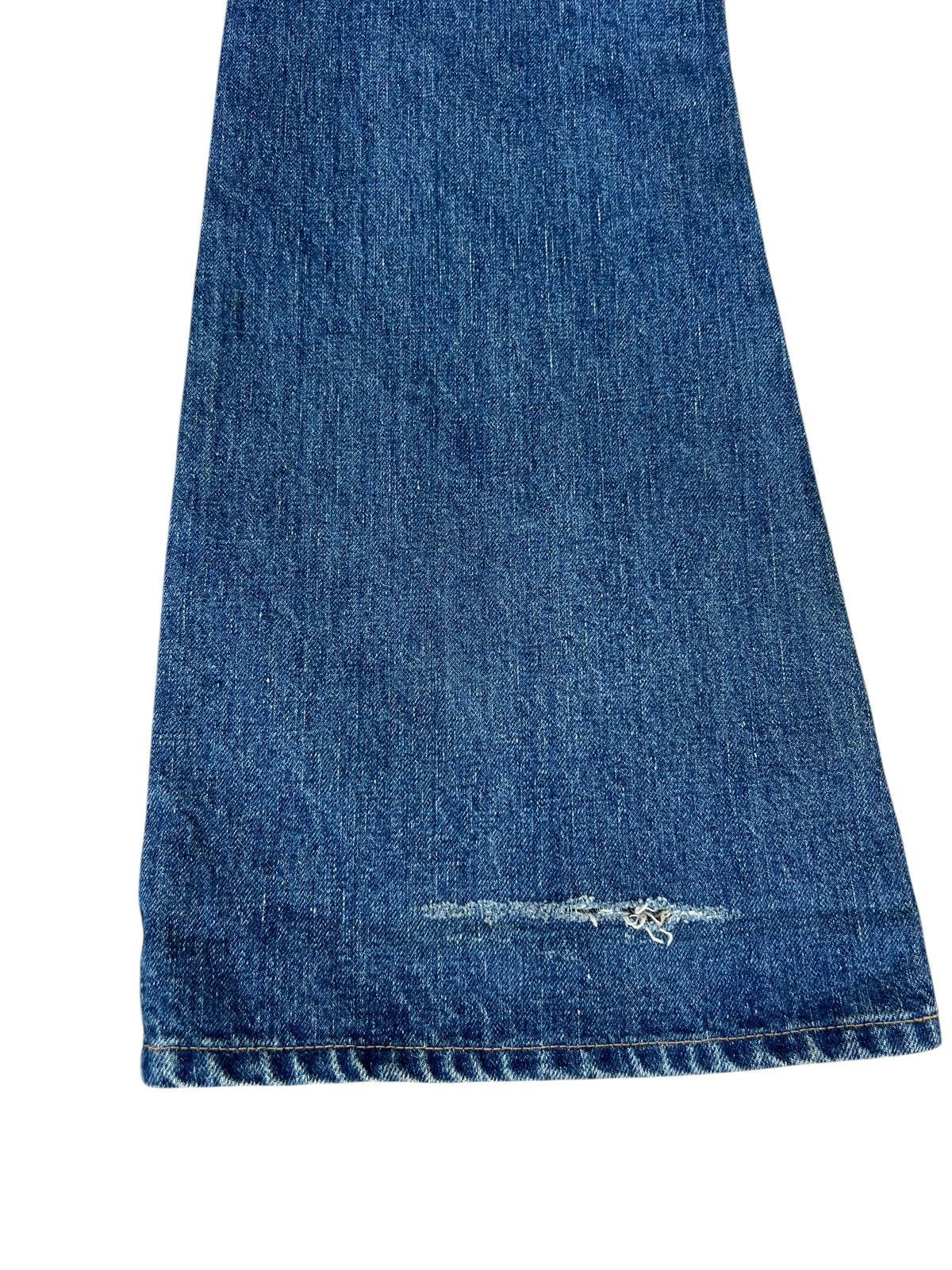 Orslow Dirty Mud Orslow Distressed Denim Bootcut Flare Jeans Size US 30 / EU 46 - 16 Thumbnail