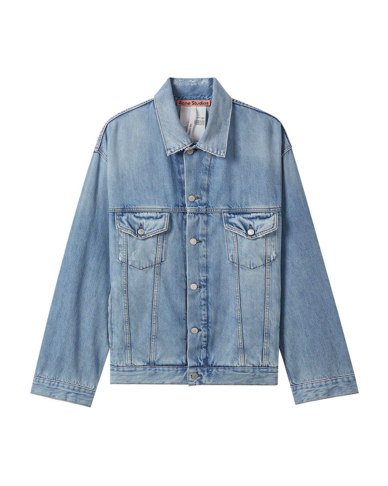 Acne Studios Acne Studios Relaxed Fit Pocket Denim Jacket Size XS / US 0-2 / IT 36-38 - 1 Thumbnail