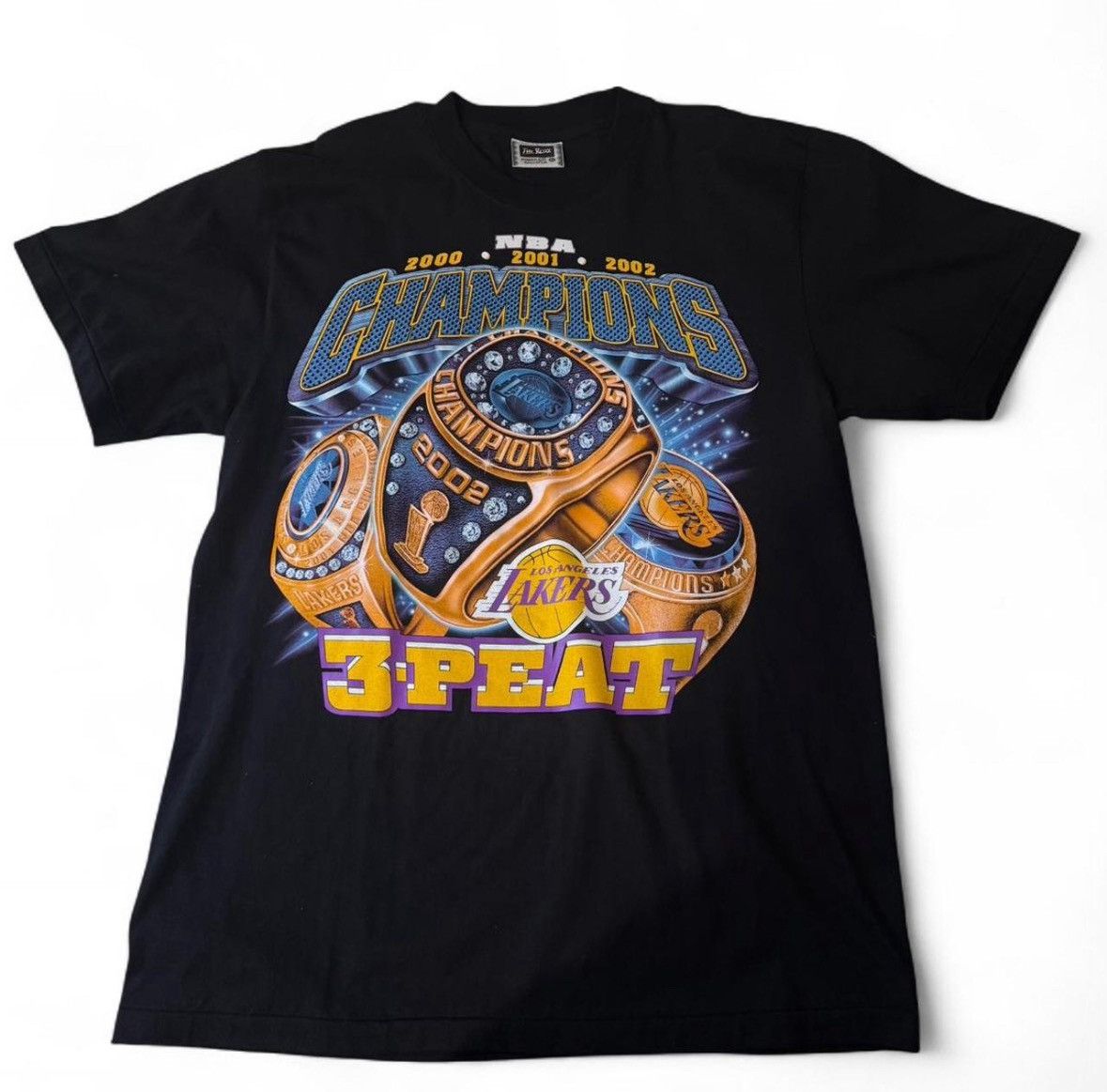 NBA × Vintage Vintage Single Kobe & Shaq 3-Peat Championship AOP T-Shirt Size US XL / EU 56 / 4 - 2 Thumbnail