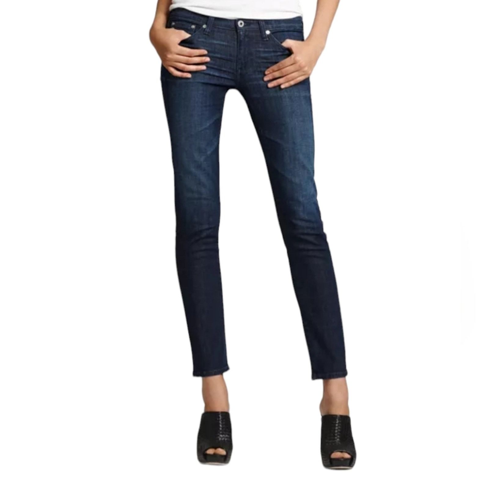 AG Adriano Goldschmied AG Adriano Goldschmied Denim Stilt Cigarette Leg Jeans 29 Size 29" - 1 Thumbnail