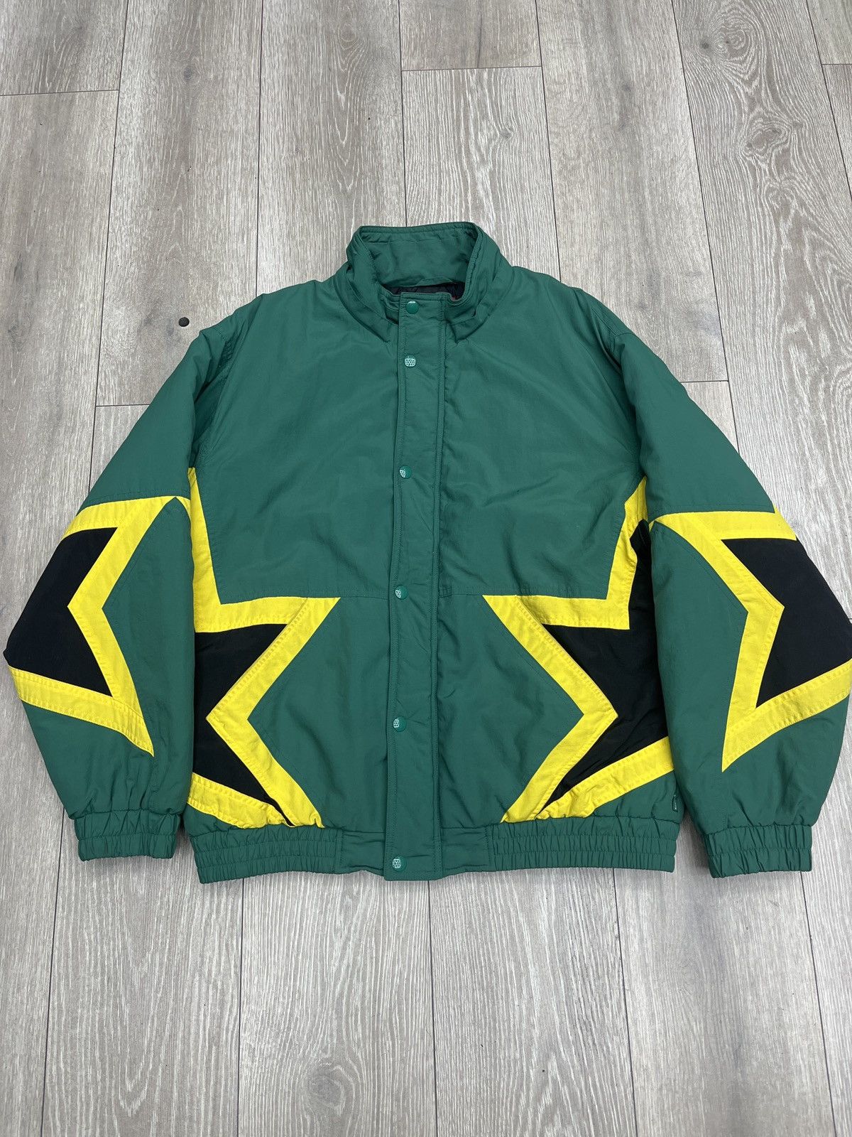 Supreme Stars Puffy Jacket | Grailed