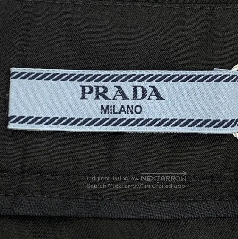 Prada Prada Black Nylon Midi Skirt. Size 30" / US 8 / IT 44 - 6 Thumbnail