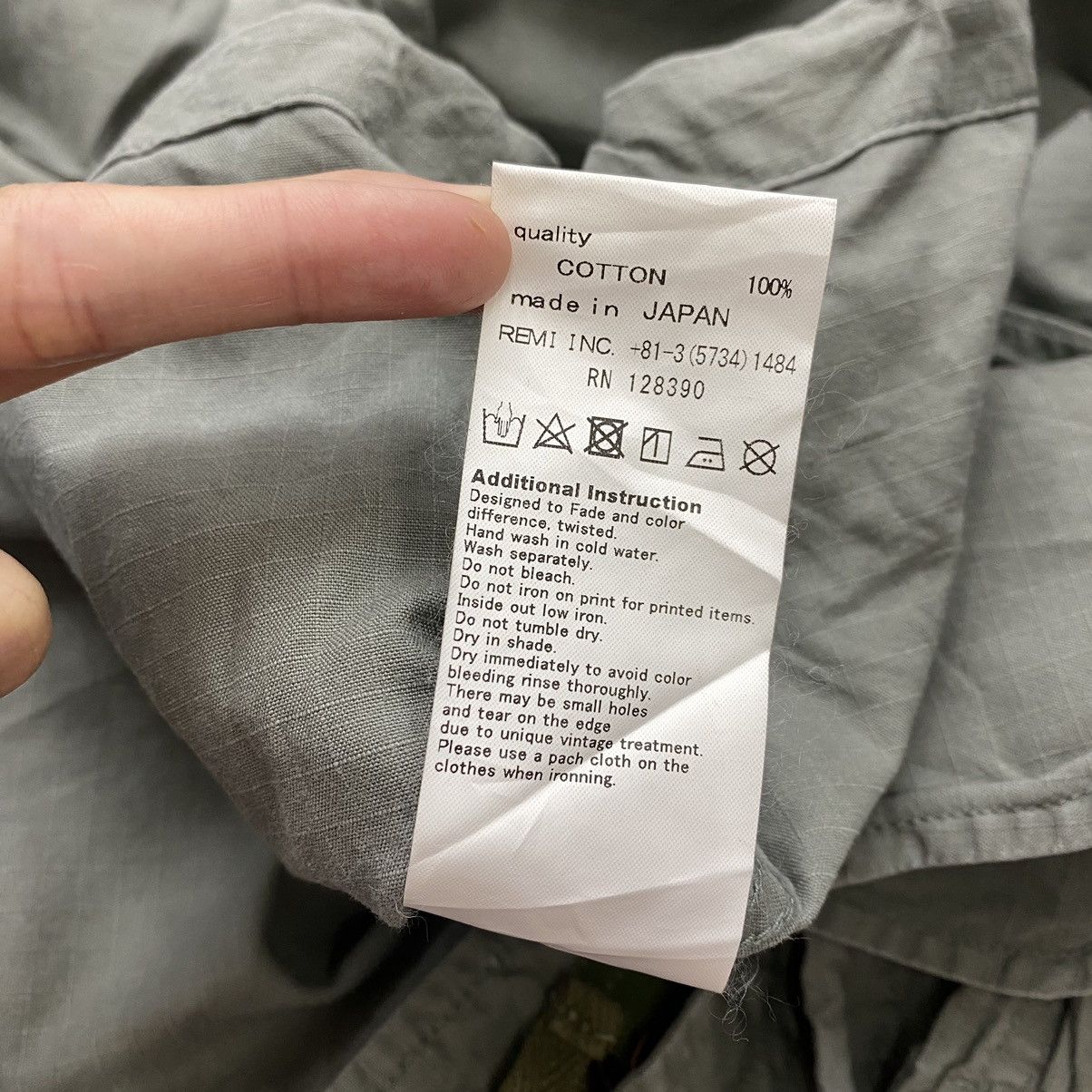 Japanese Brand BEAMS Japanese Brand Oversize Grey Windbreaker Coat Jacket Size US S / EU 44-46 / 1 - 6 Thumbnail