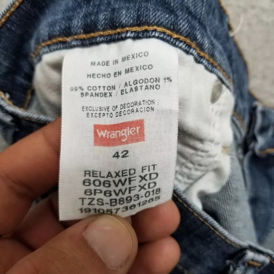 Wrangler Wrangler Jeans Shorts Mens 42 Blue Denim Pockets Casual Size US 42 / EU 58 - 6 Thumbnail
