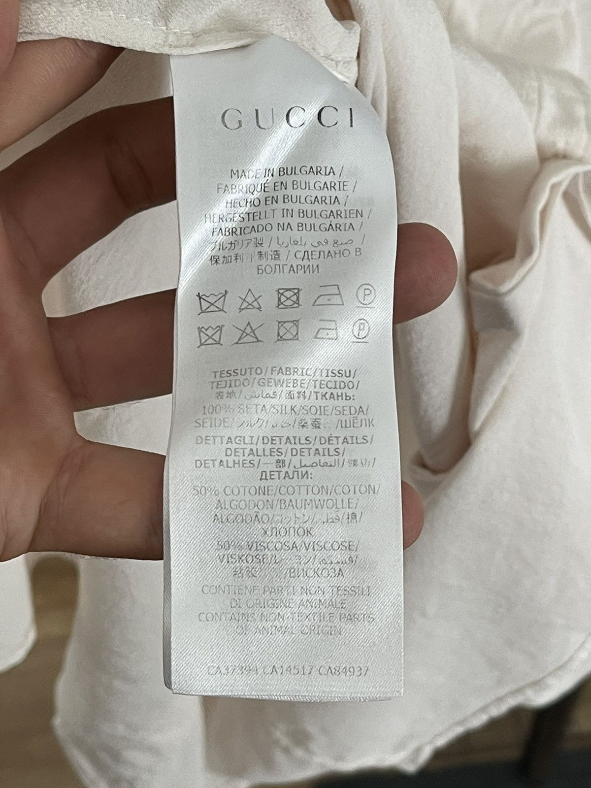 Gucci Gucci Uniform Shirt Button Up Long Sleeve Size M / US 6-8 / IT 42-44 - 16 Thumbnail