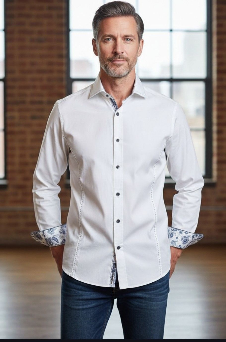 Other J. Campbell Los Angeles Button Down Men's Small EUC. Size US S / EU 44-46 / 1 - 1 Thumbnail