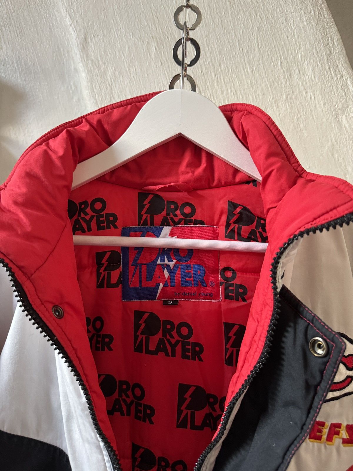 Pro Player 90s Kansas City Chiefs Puffer Jacket by Pro Player Size S Size US S / EU 44-46 / 1 - 4 Thumbnail