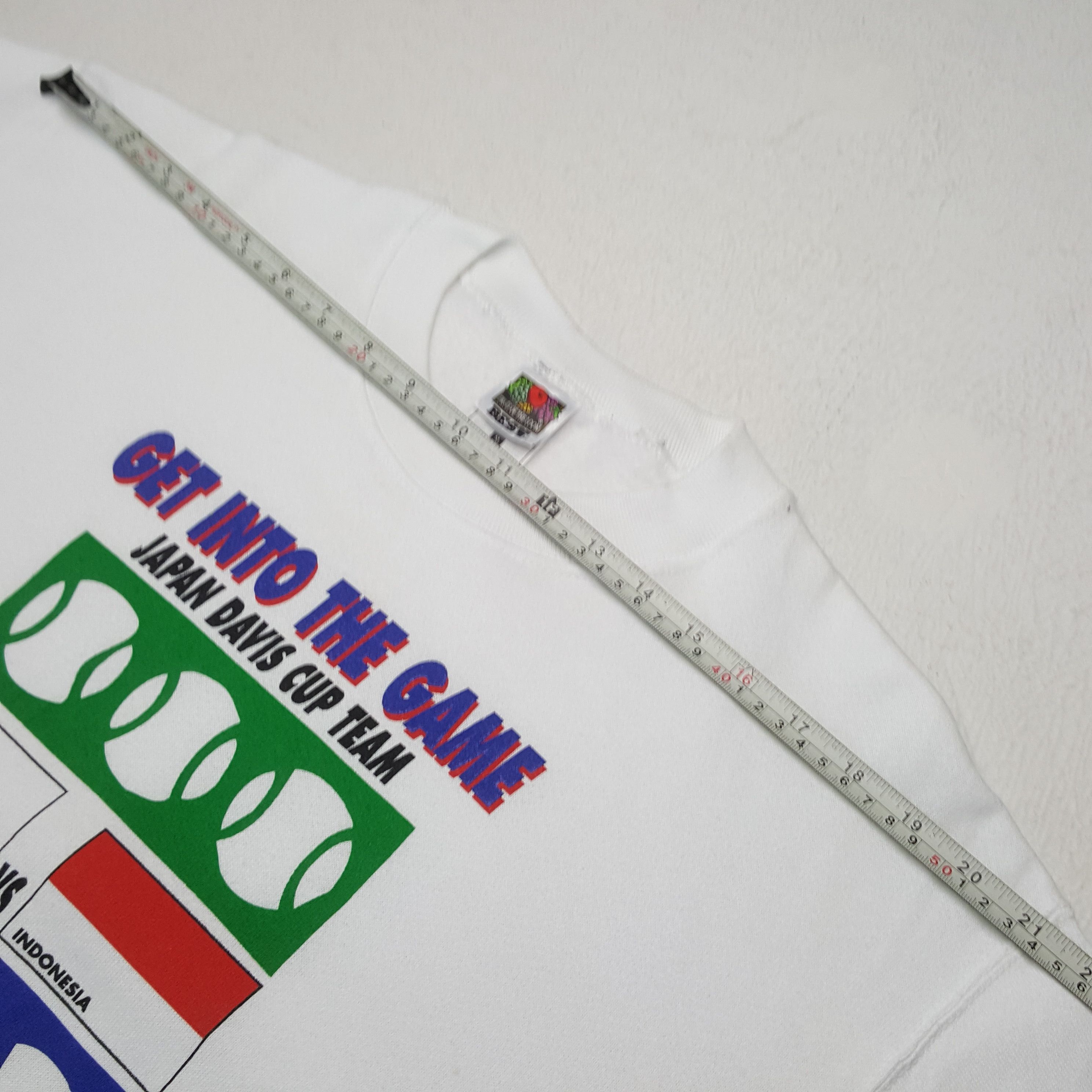 Fruit Of The Loom × Vintage Vintage Japan Tennis Davis Cup Team Sweatshirt C287N32 Size US M / EU 48-50 / 2 - 6 Thumbnail