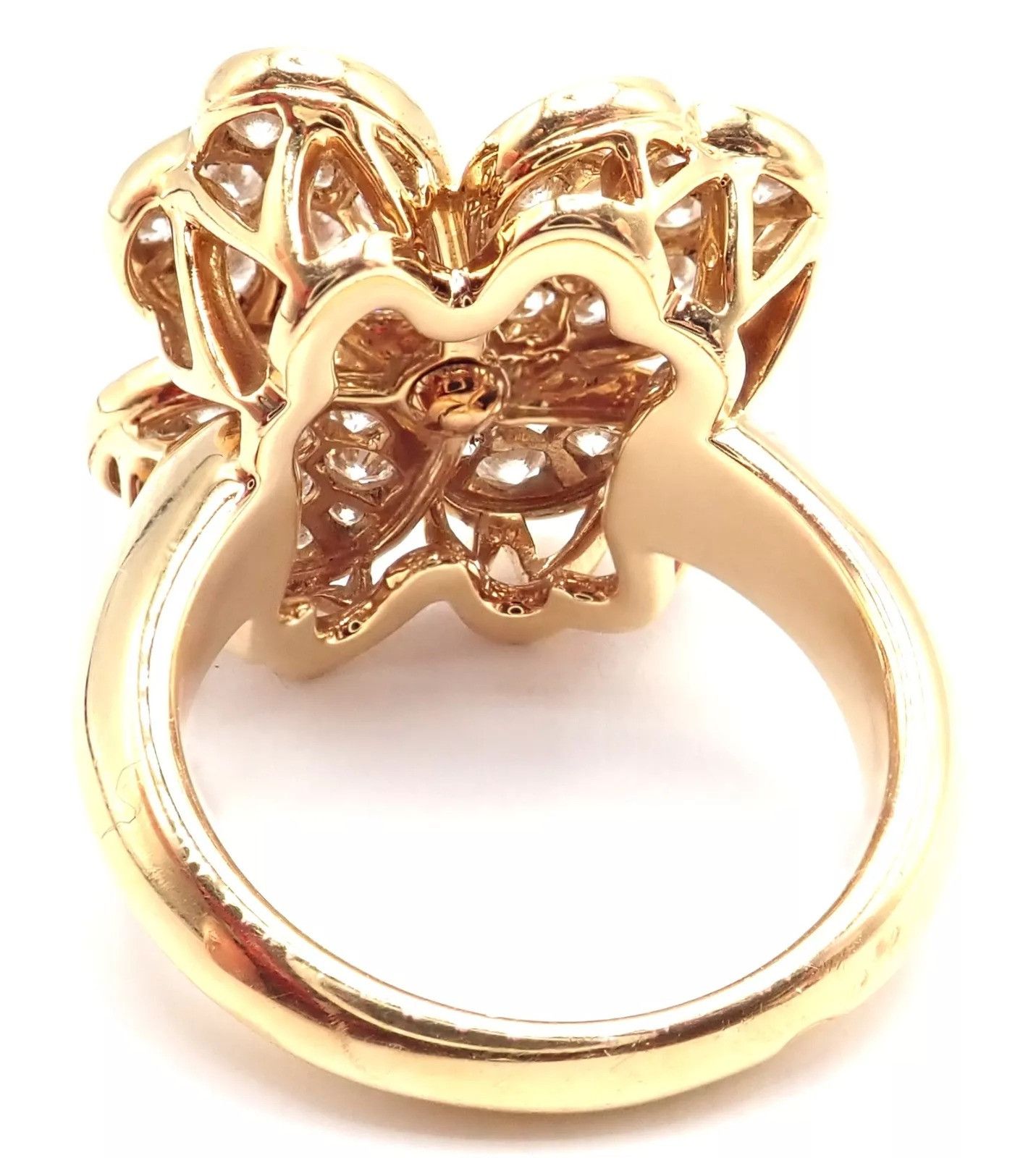 Van Cleef & Arpels Van Cleef & Arpels 18k Yellow Gold Diamond Medium Ring Size ONE SIZE - 4 Thumbnail