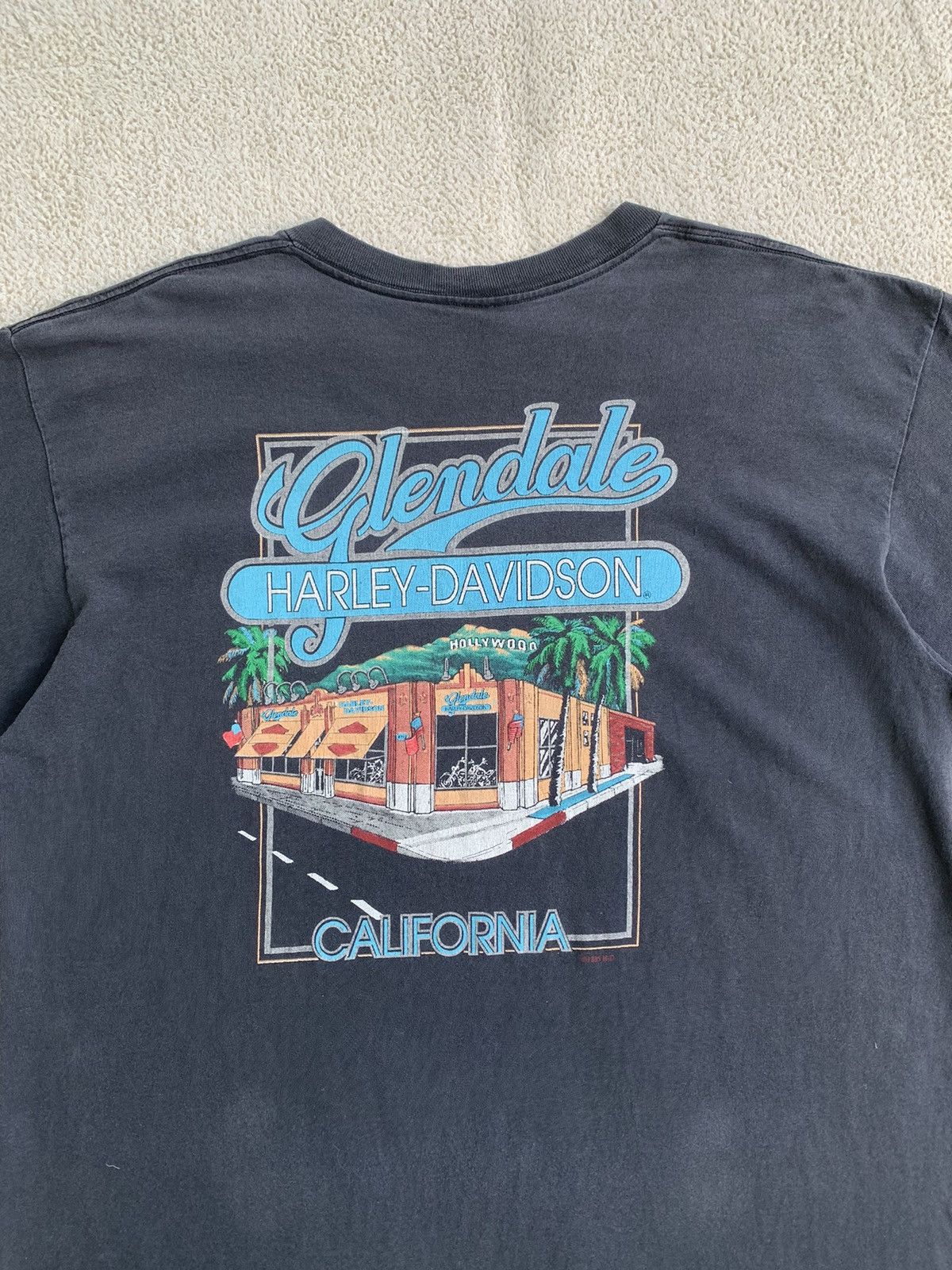 Harley Davidson × Vintage Harley Davidson glendale california tee Size US XL / EU 56 / 4 - 4 Thumbnail