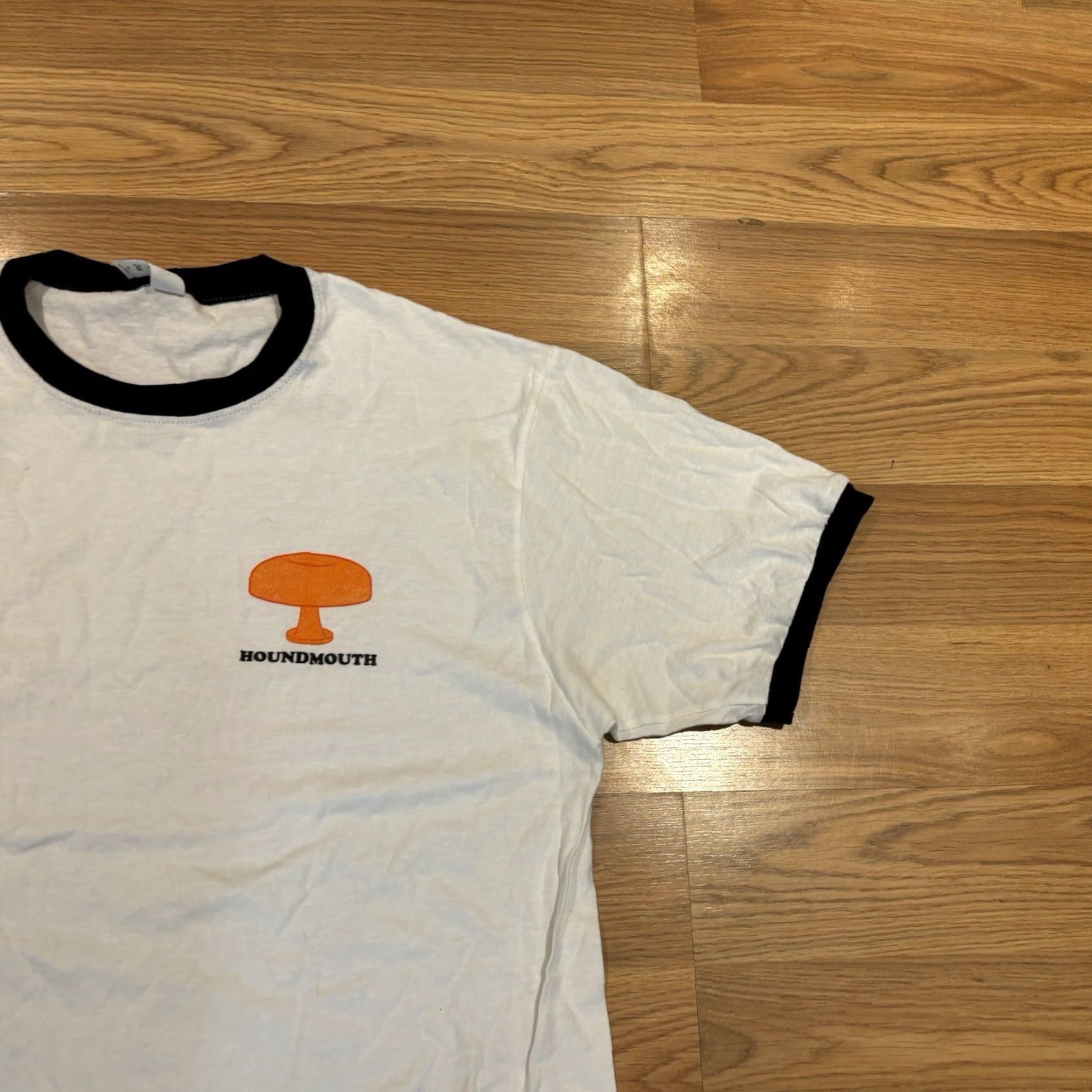 Tultex HoundMouth Band White Shirt Concert Tour Chartreuse and Chandeliers 2023 Sz L Size US L / EU 52-54 / 3 - 5 Thumbnail