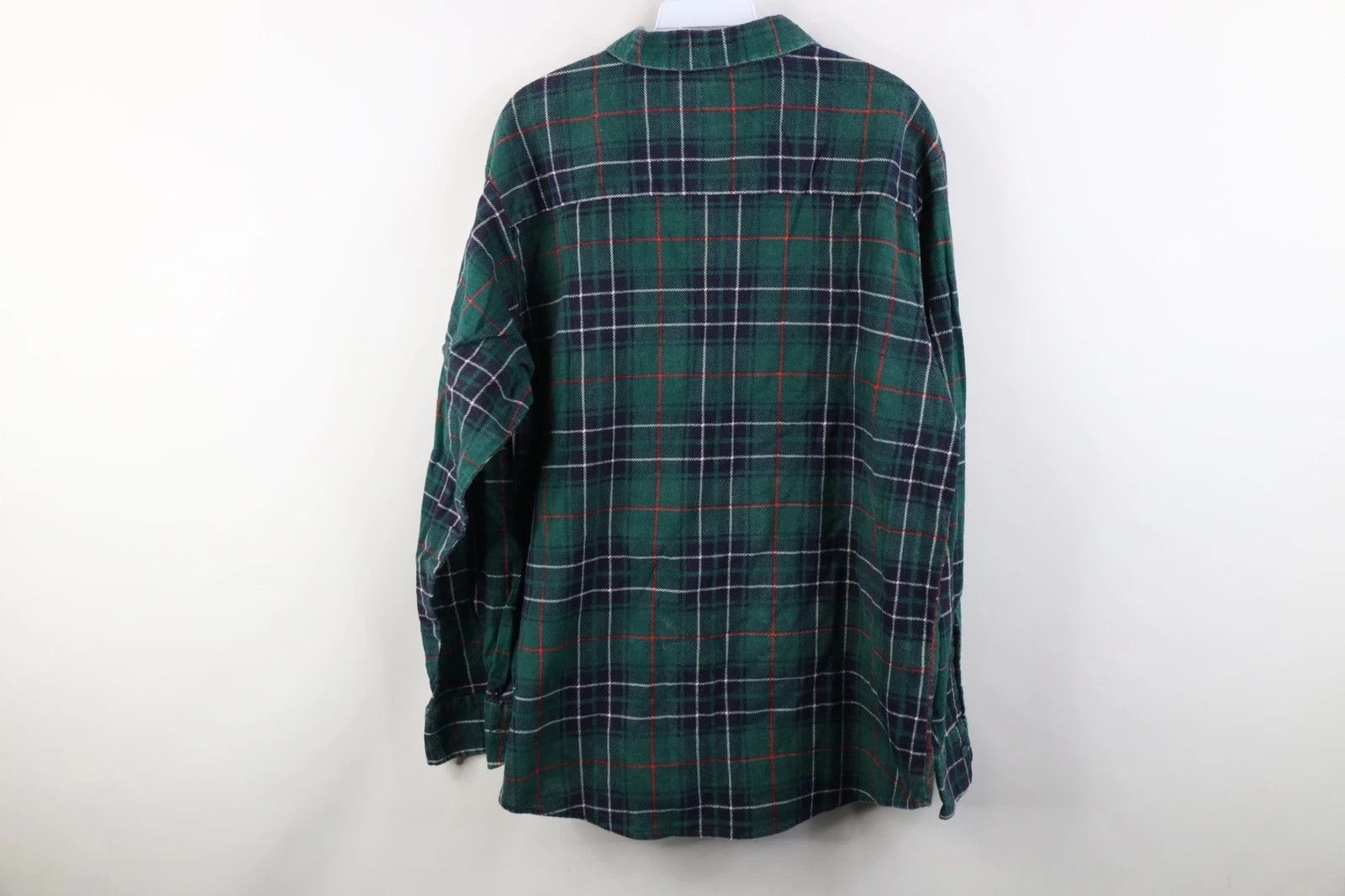 Vintage Vintage 90s Streetwear Flannel Collared Button Shirt Plaid Size US XXL / EU 58 / 5 - 9 Thumbnail