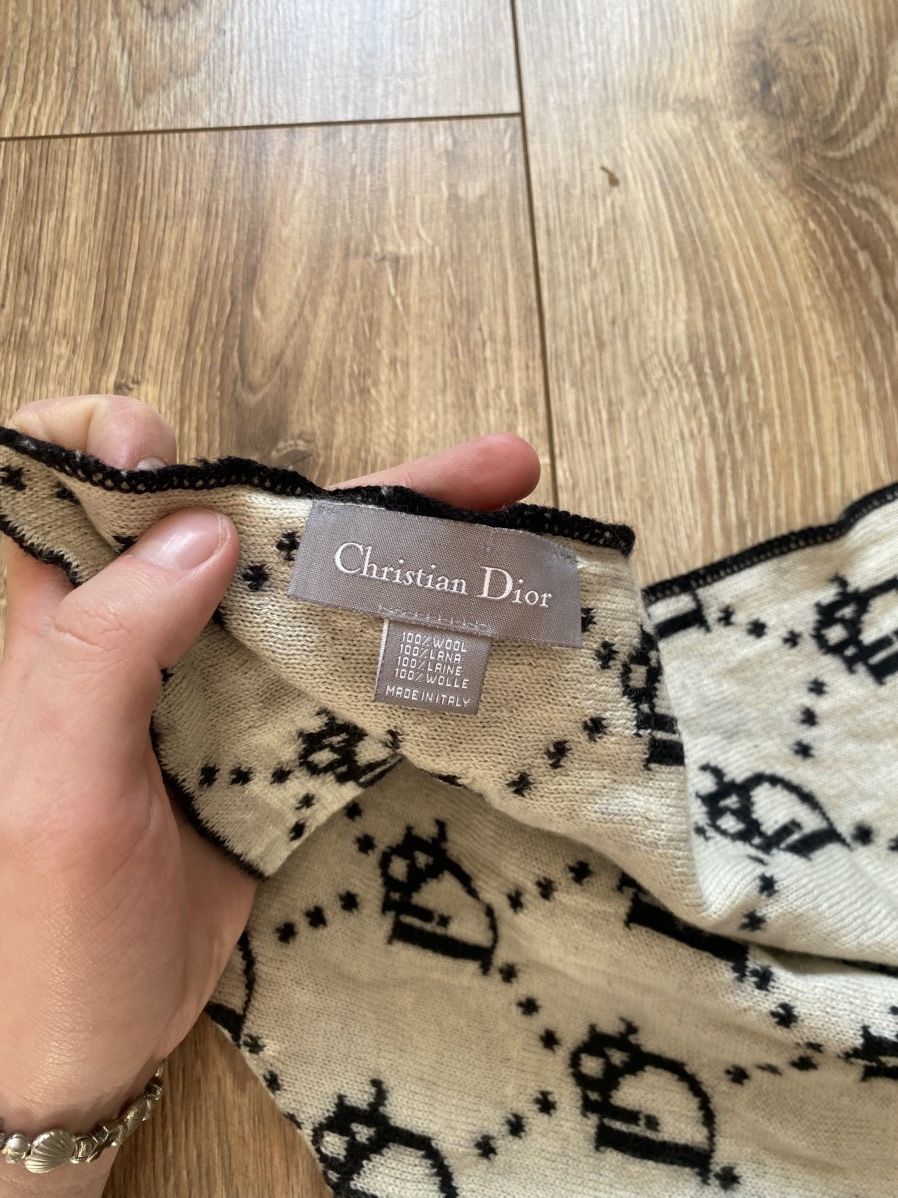 Dior Christian Dior monogram wool scarf made in Italy Size ONE SIZE - 7 Thumbnail
