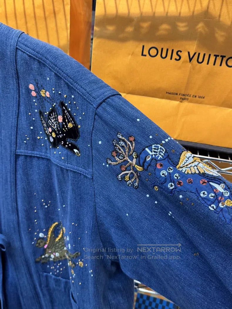 Valentino Valentino Heavy denim robe jacket Size L / US 10 / IT 46 - 3 Thumbnail