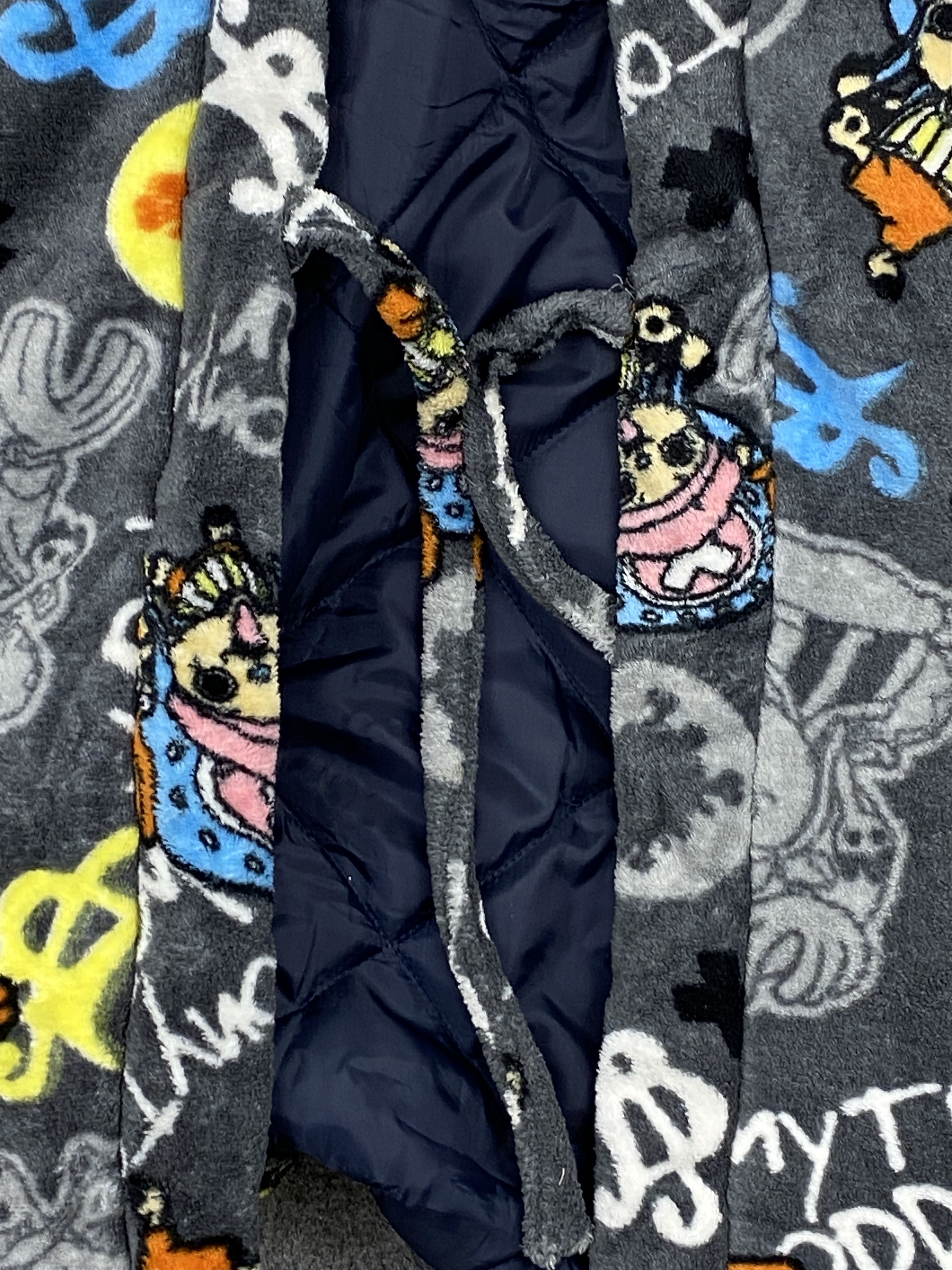 Japanese Brand Vintage One Piece Tony Tony Chopper Fleece Kimono MJ0078Z Size US M / EU 48-50 / 2 - 10 Thumbnail
