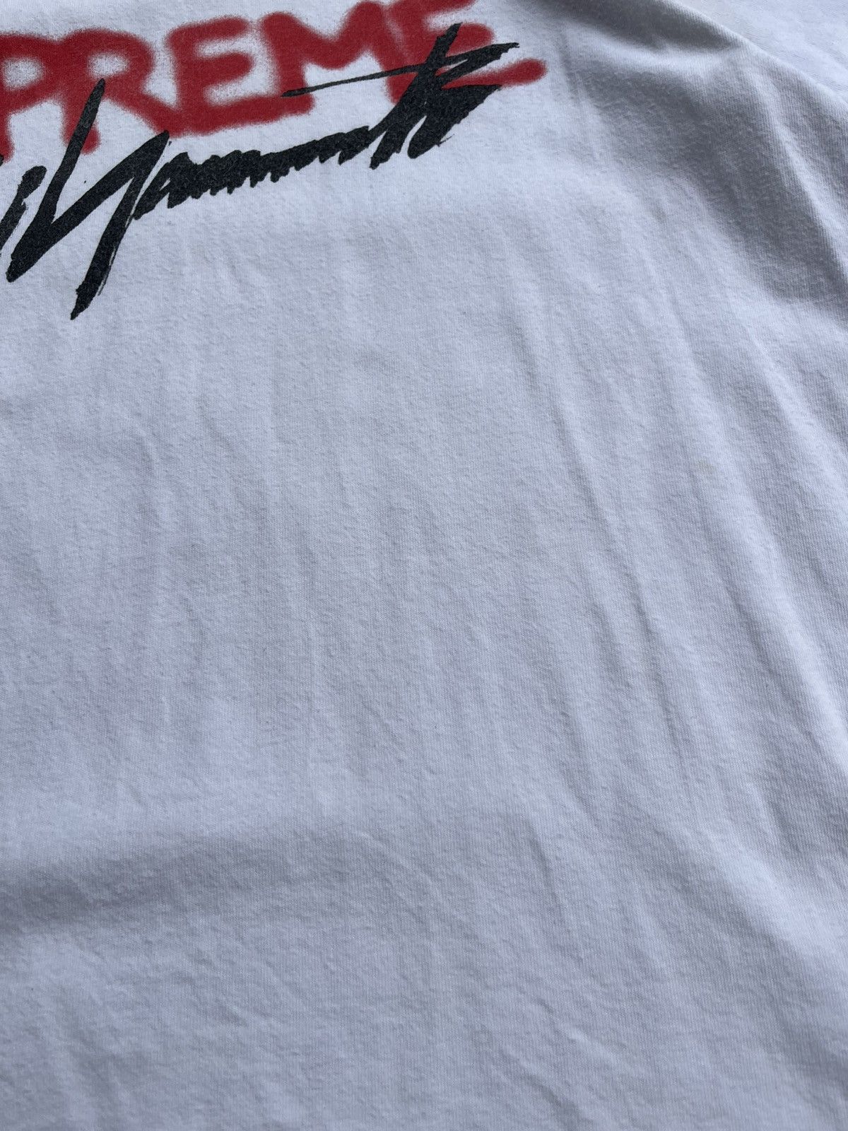 Supreme FW20 Supreme x Yohji Yamamoto Big Logo T-shirt Tee Size US M / EU 48-50 / 2 - 12 Thumbnail