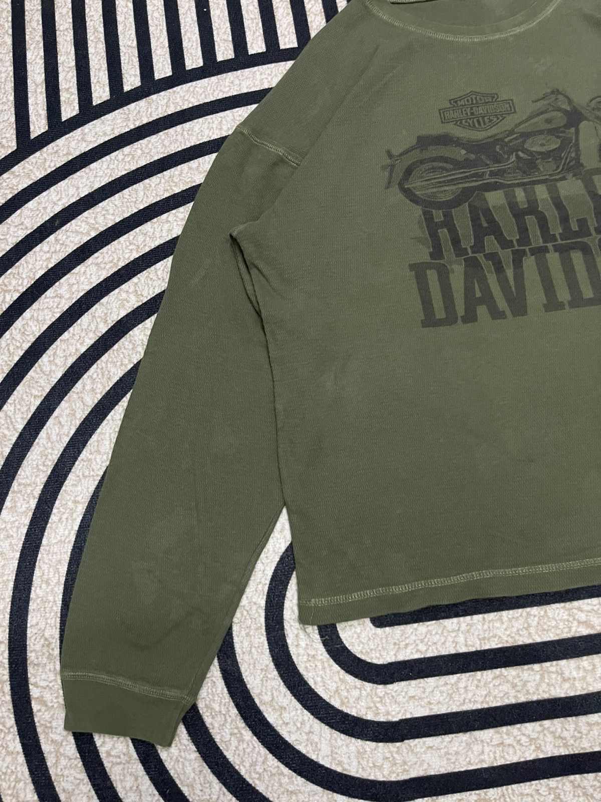 Harley Davidson VINTAGE 2006 HARLEY DAVIDSON CHI-TOWN LONG SLEEVE Size US XL / EU 56 / 4 - 3 Thumbnail